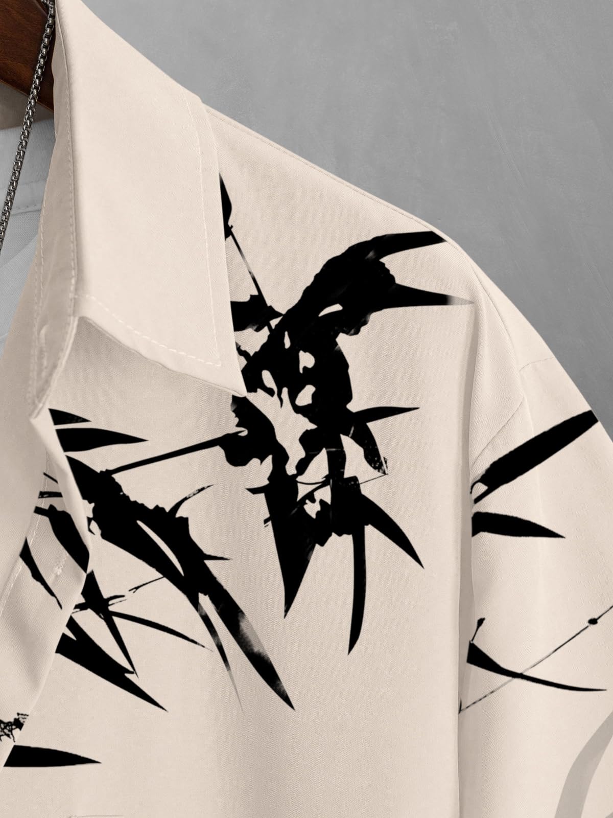 BULLMER Men's Cotton Tracksuit - Beige Black - Image 5