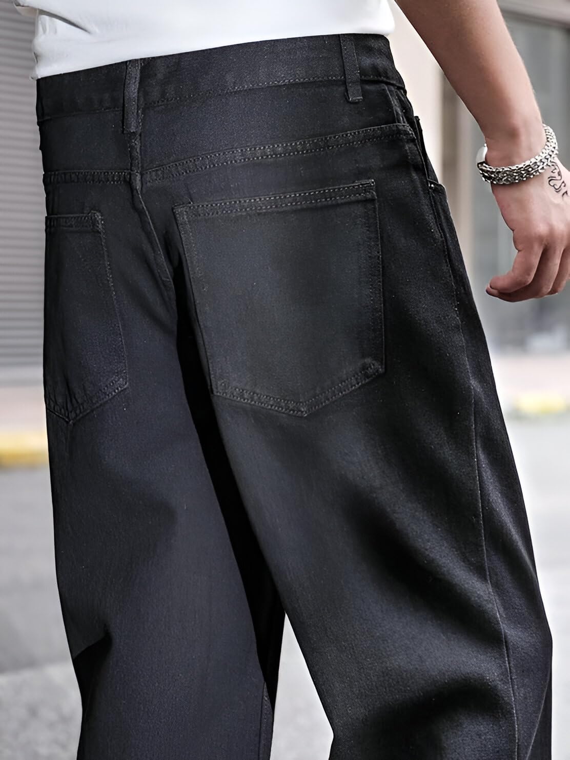 Ben Martin Black Men's Jeans - Image 5