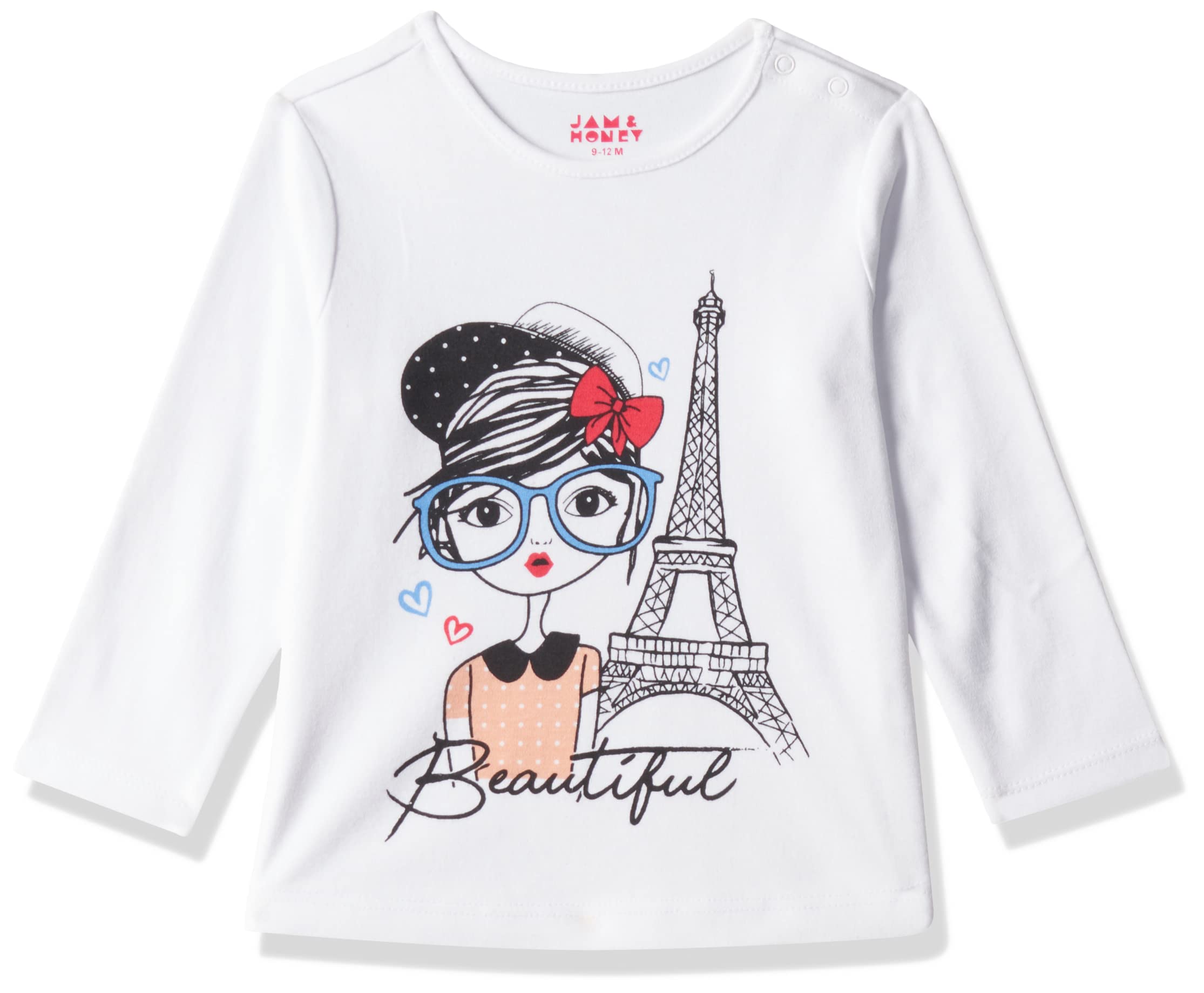 Amazon Baby Girl Cotton Printed T-Shirt - Image 3