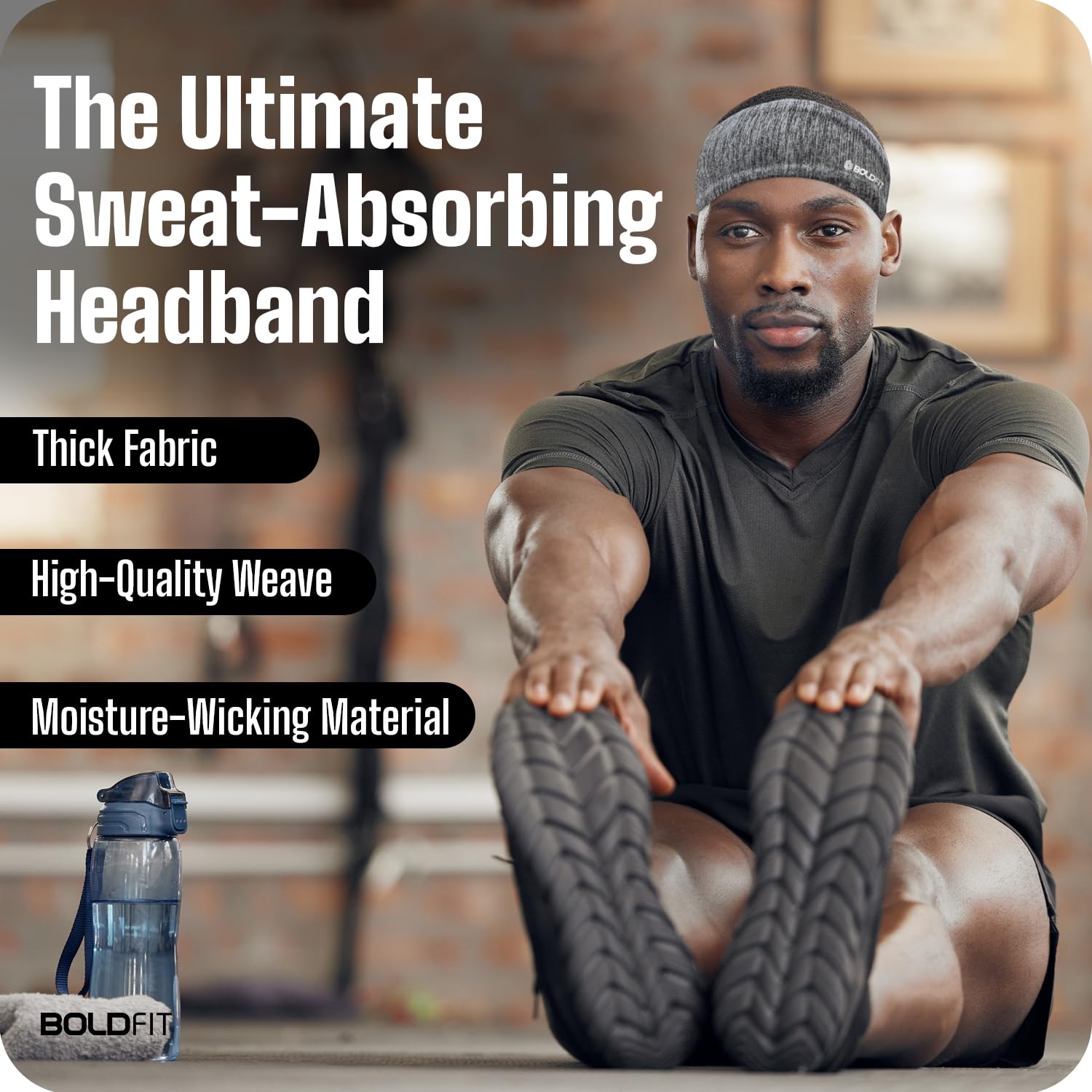 Boldfit Unisex Sport Headband - Breathable & Sweat-Wicking - Image 4