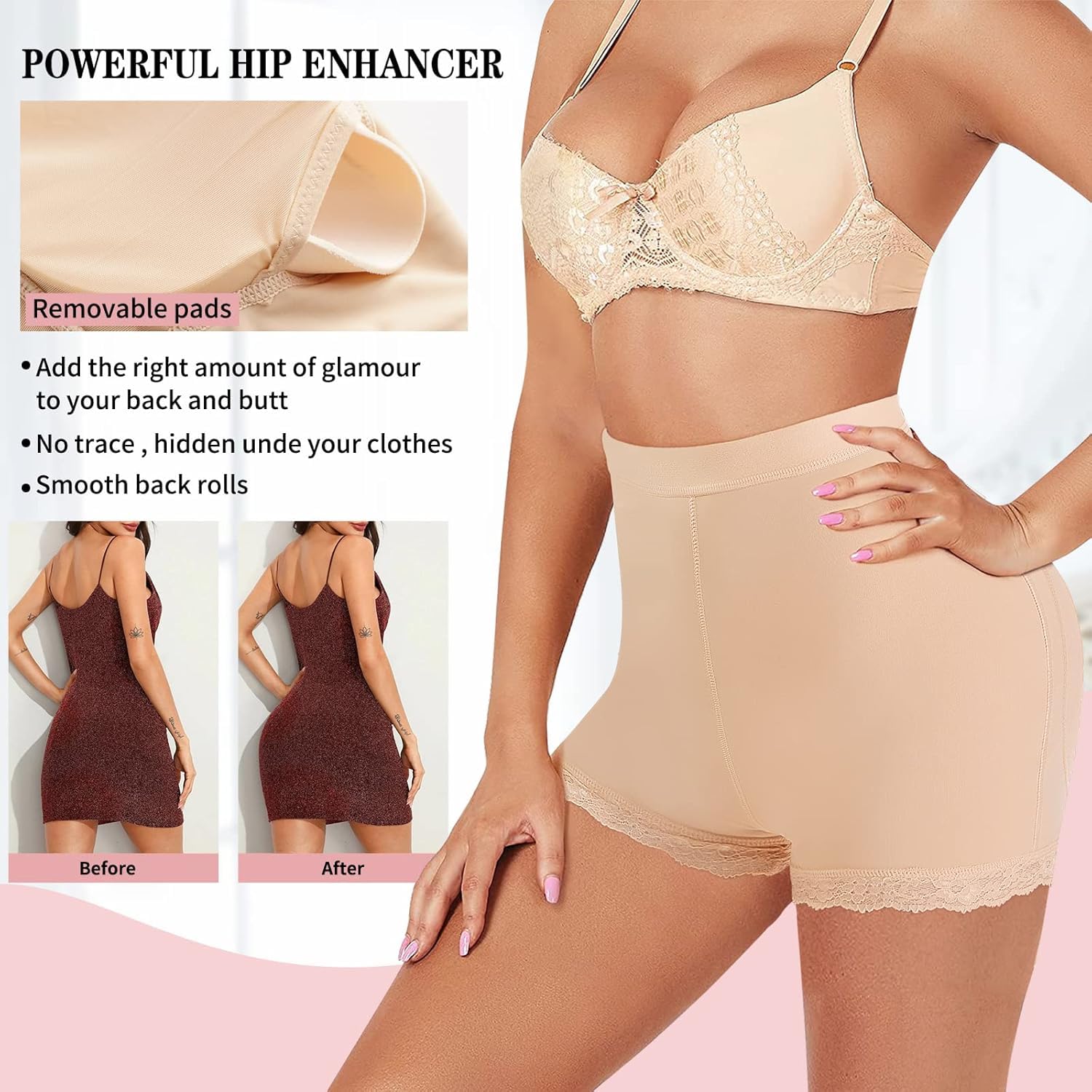 HSR Women's Seamless Shapewear - Tummy Control - Image 3