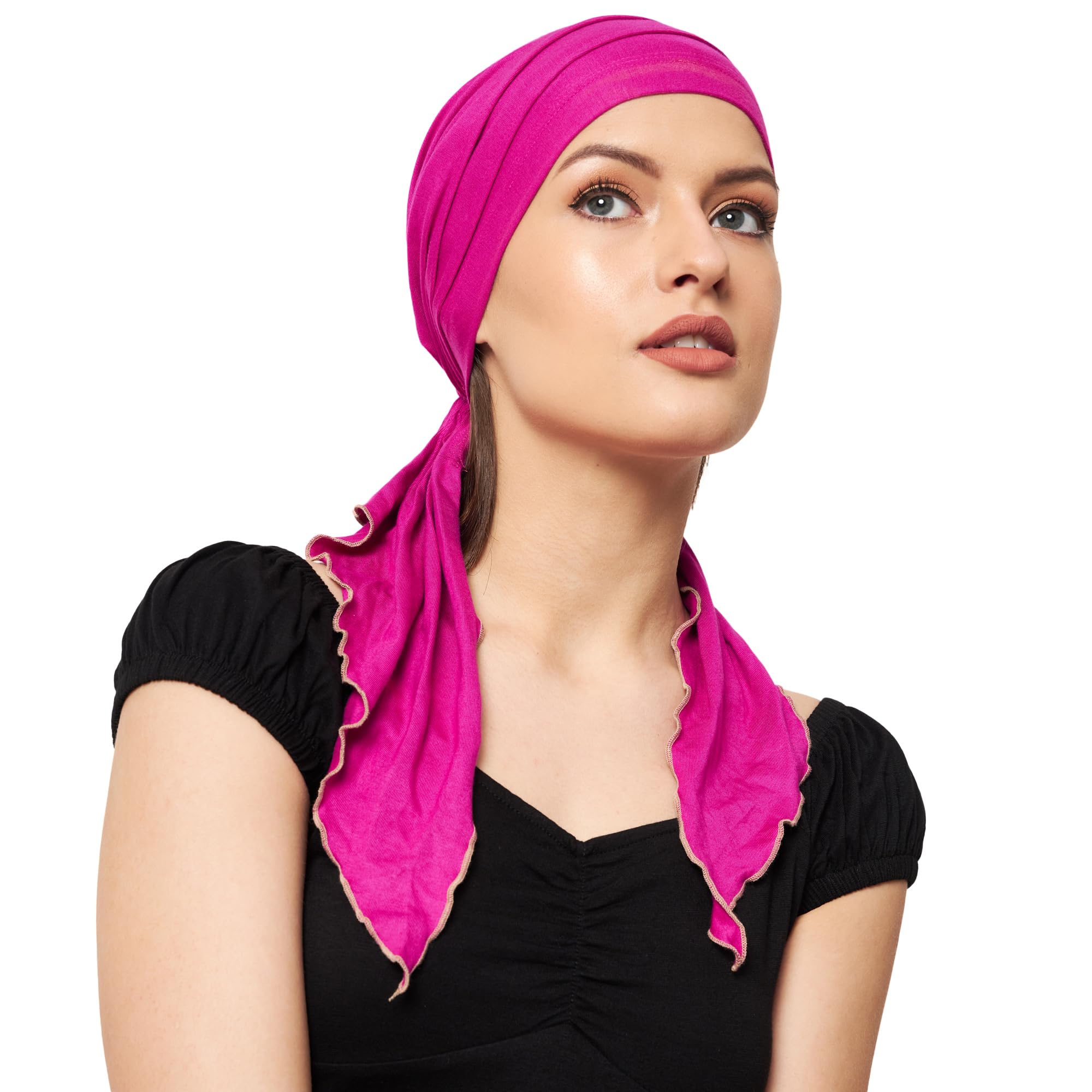 The Fashion Women Bamboo Pre Tie Scarf - Image 4