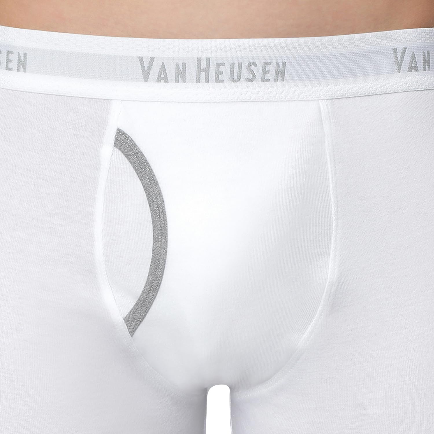 Van Heusen Men Solid Antibacterial Trunks - White - Image 4