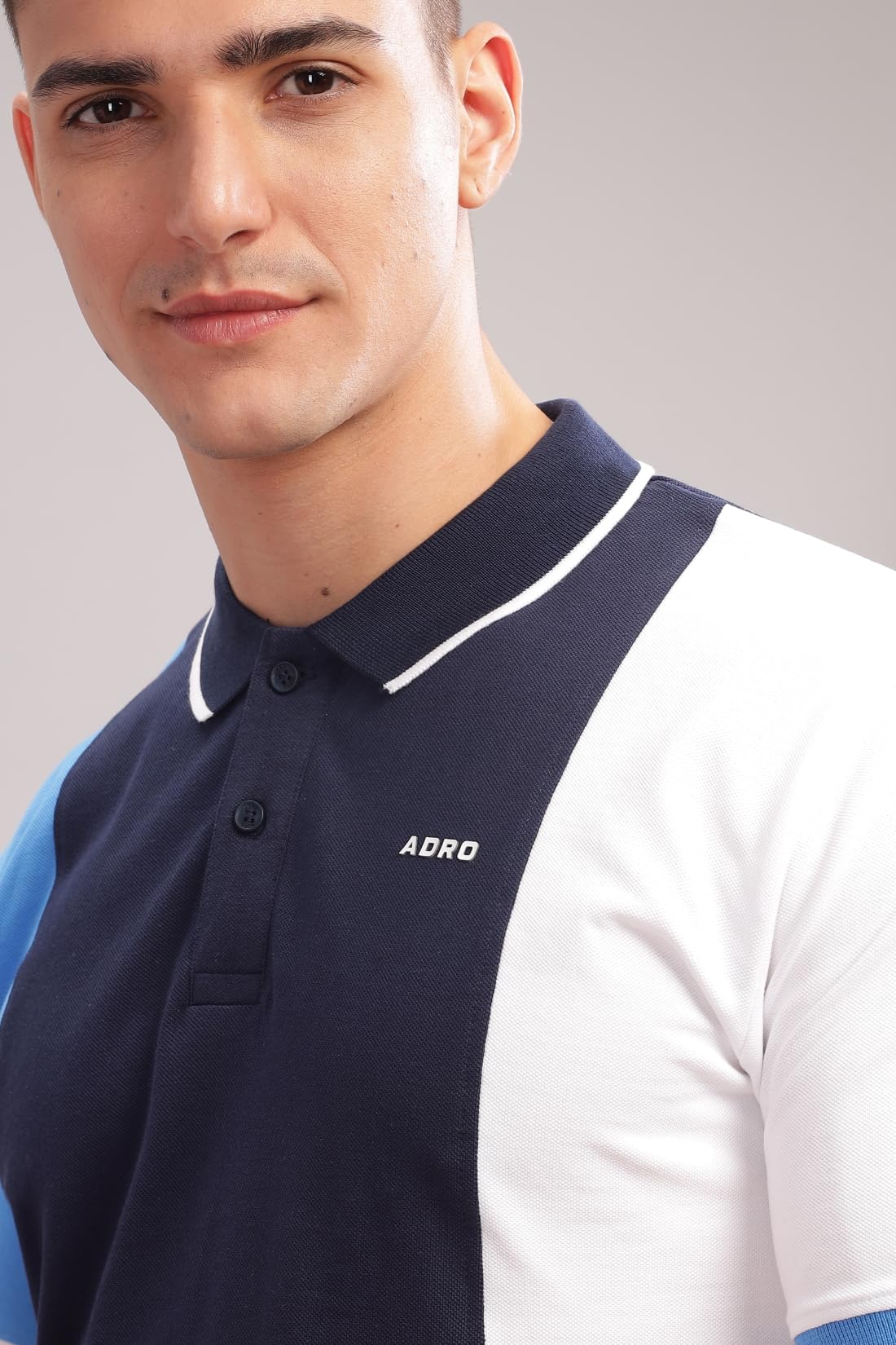 ADRO Men's Polo T-Shirt - Multi Color - Image 3