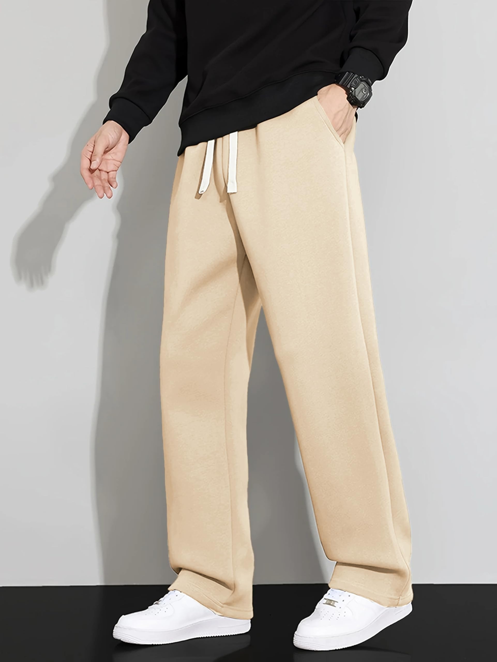Samfor Men's Cream Track Pants - Image 2