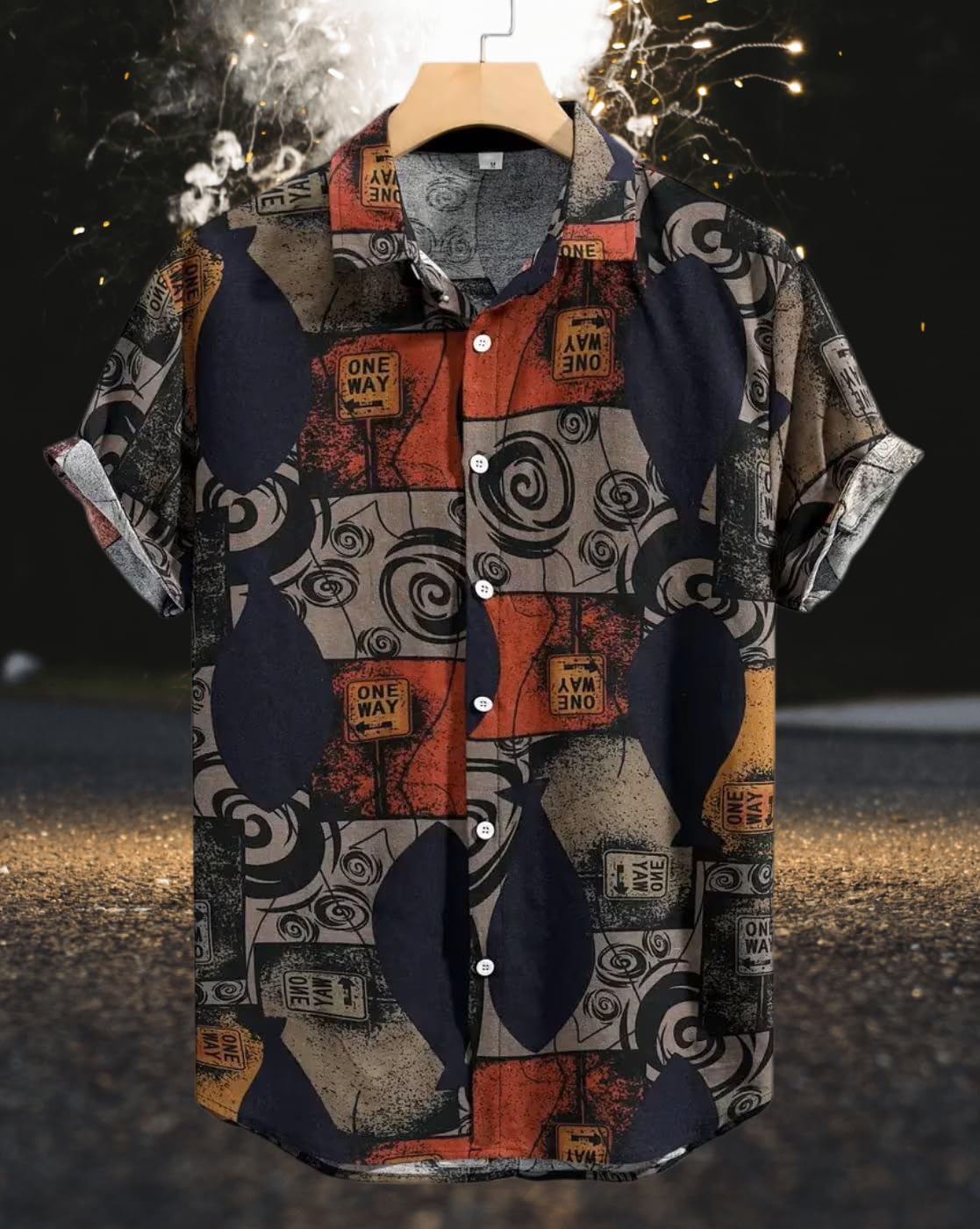 IndoPrimo Men Cotton Printed Shirt - Image 2