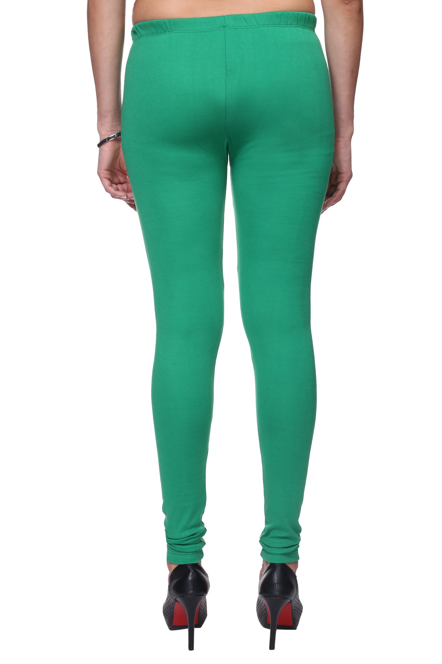 TRASA Women's Churidar Leggings - Green - Image 5