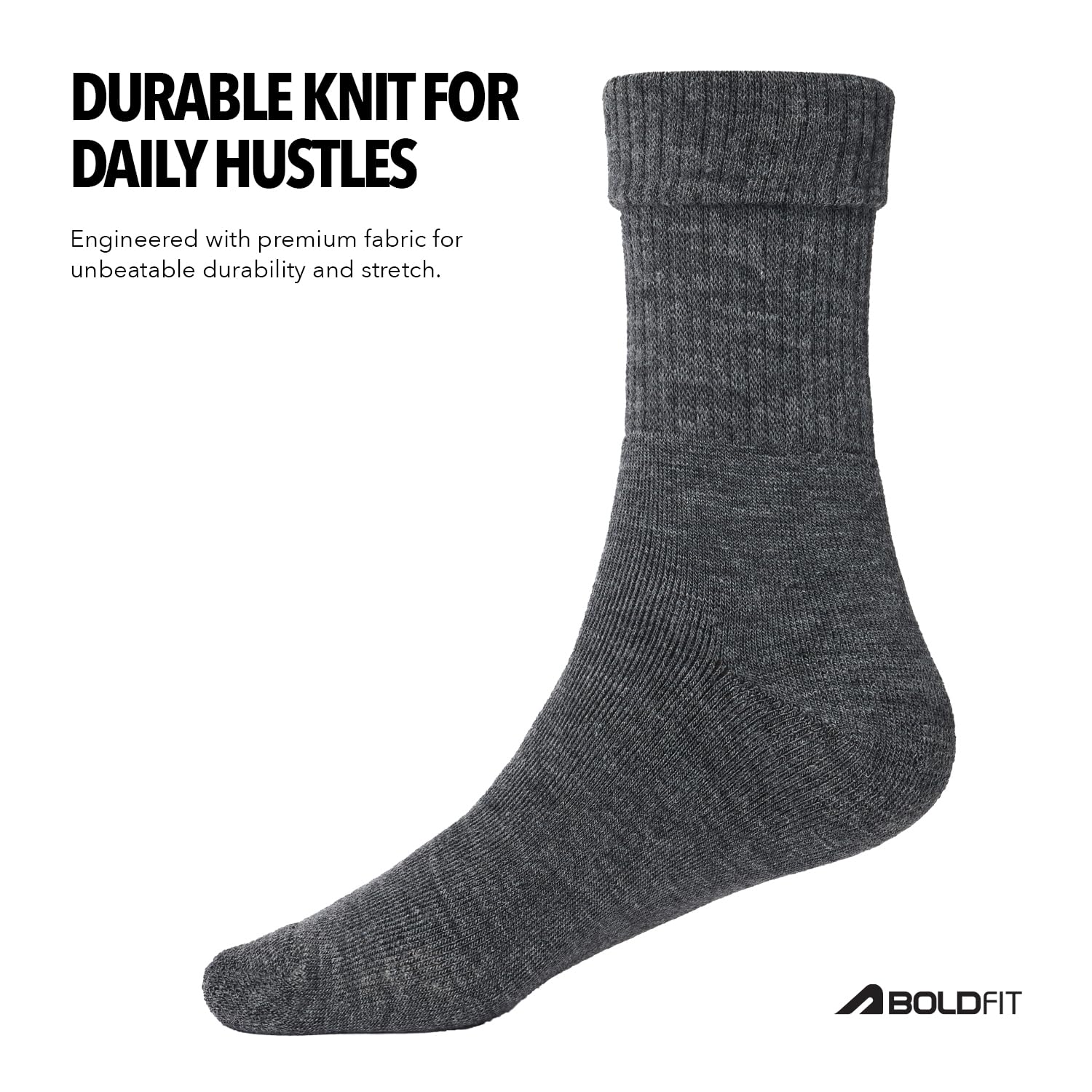 Boldfit Women's Woolen Calf Length Socks - Image 5