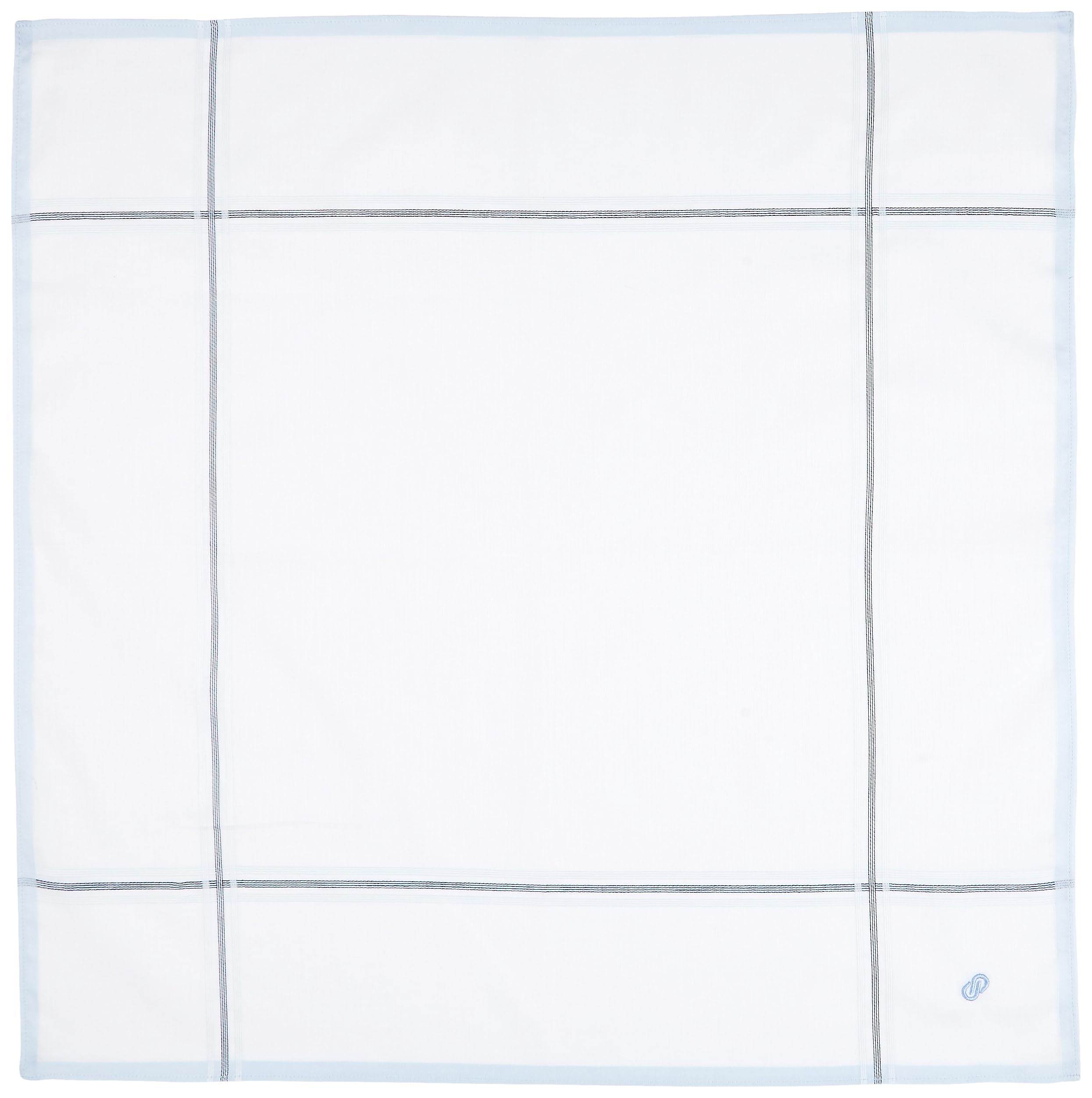 Symbol Men Cotton Handkerchief - White - Image 3