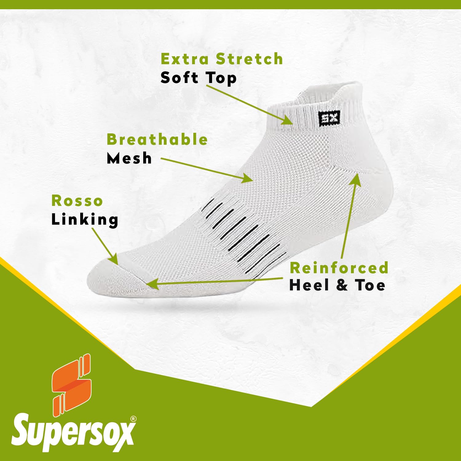Supersox Bamboo Ankle Socks for Men - Image 3