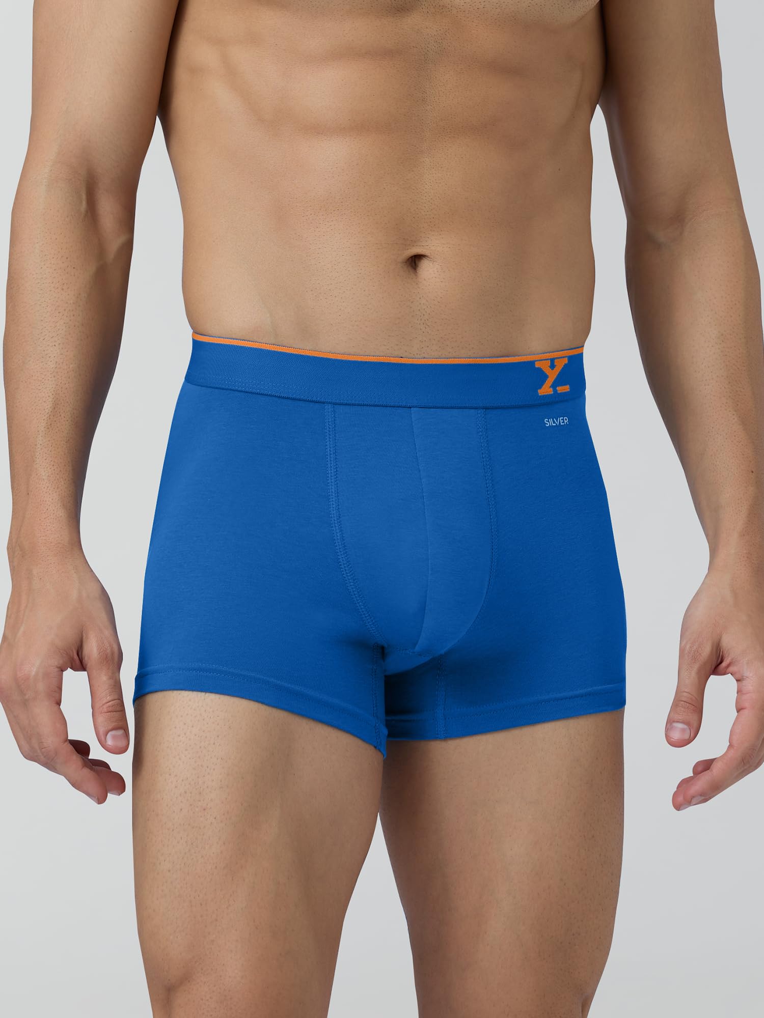 XYXX Men's Micro Modal Trunk - Black Iris+Horizon Blue - Image 2