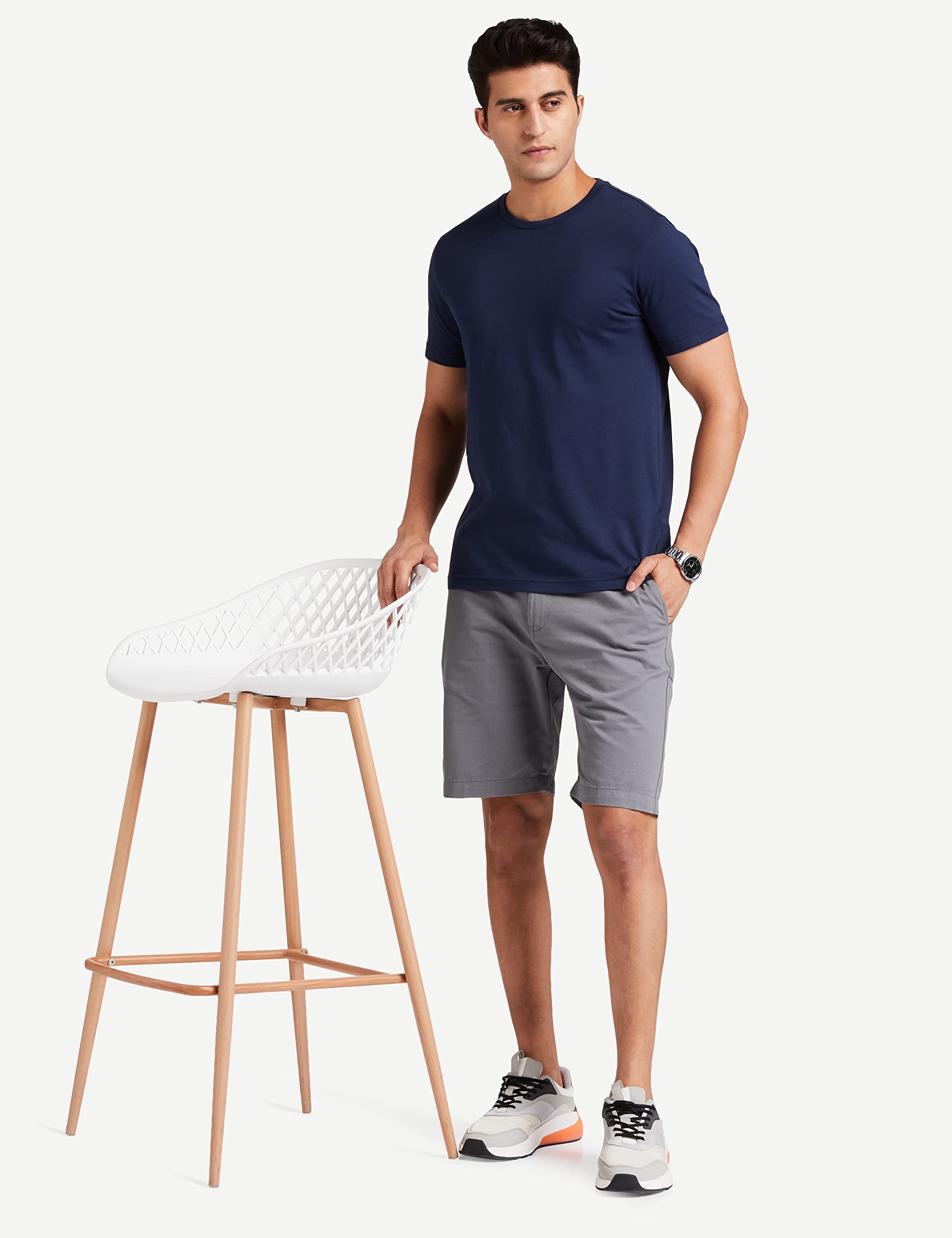 Symbol Men's Cotton T-Shirts - Round Neck Half Sleeve - Image 4