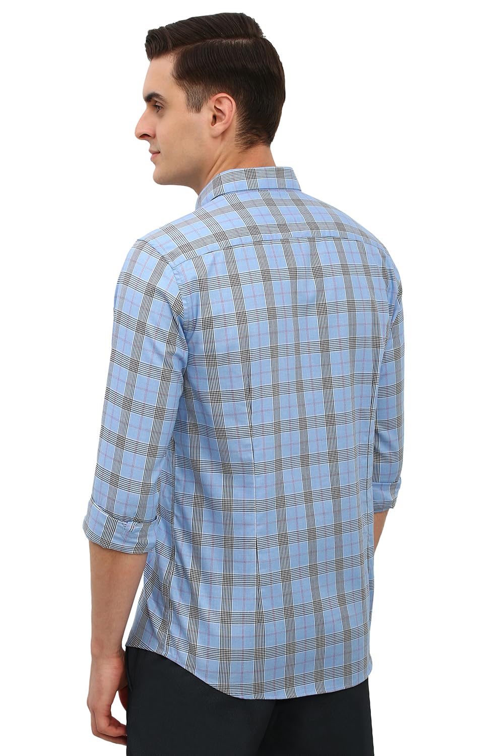 Allen Solly Men Blue Casual Shirt - Image 3