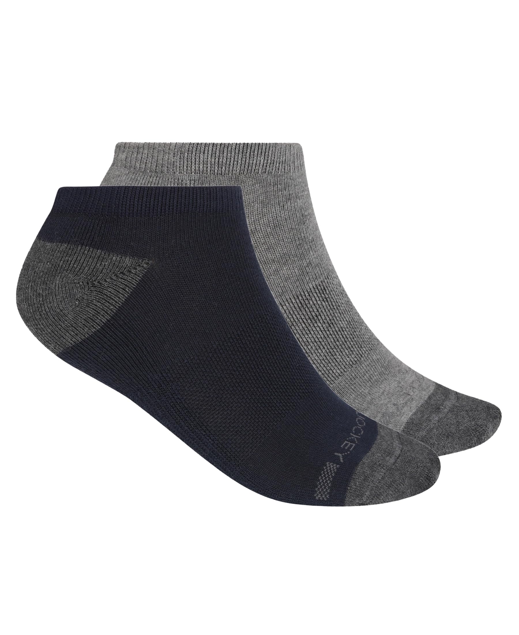 Jockey Women's No Show Modal Blend Socks - Navy & Grey