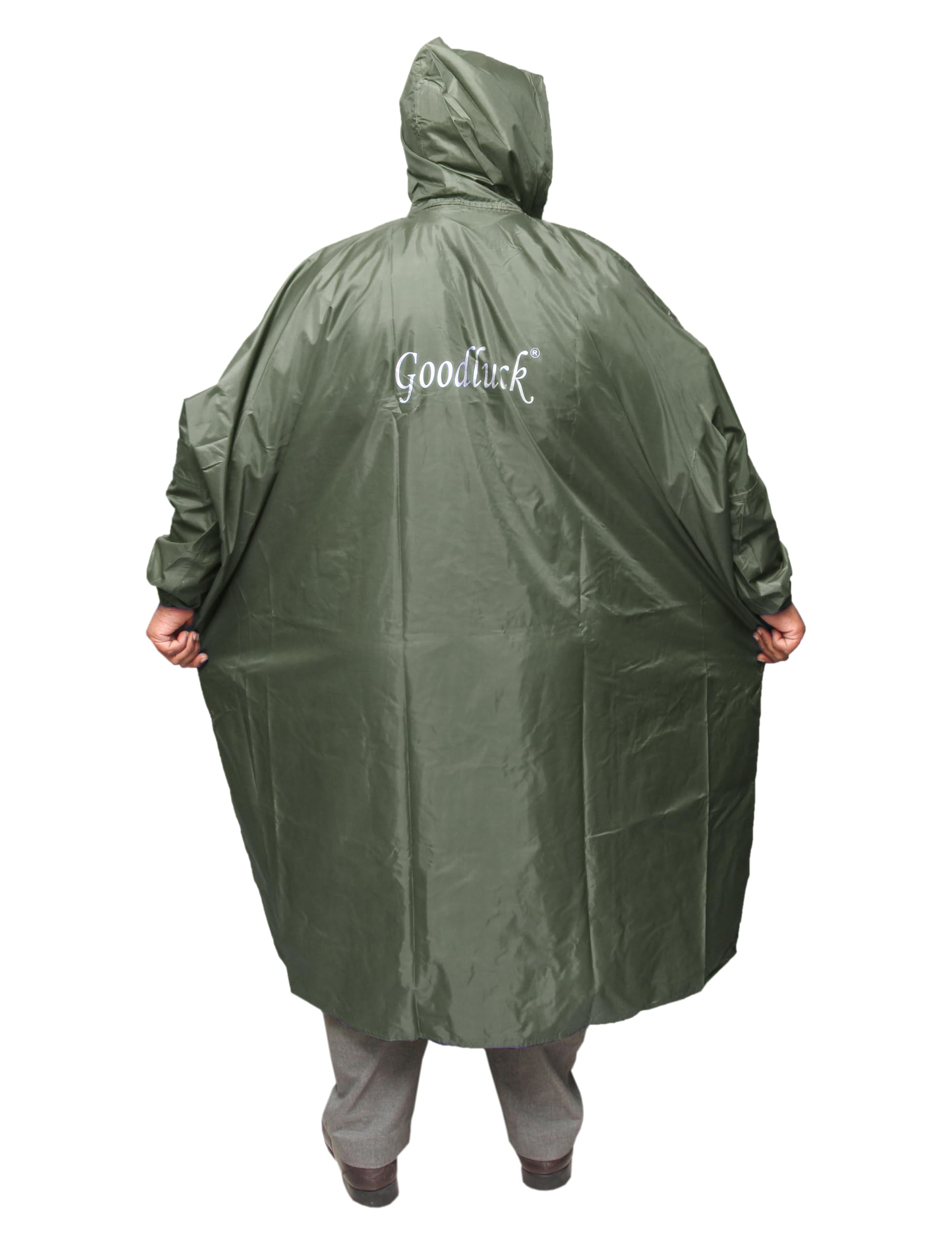 Goodluck Unisex Poncho Raincoat - Image 5