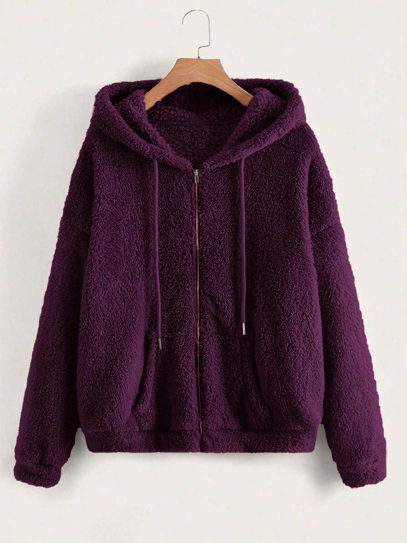 TAGAS Women's Sherpa Fleece Hoodie Jacket - Image 2
