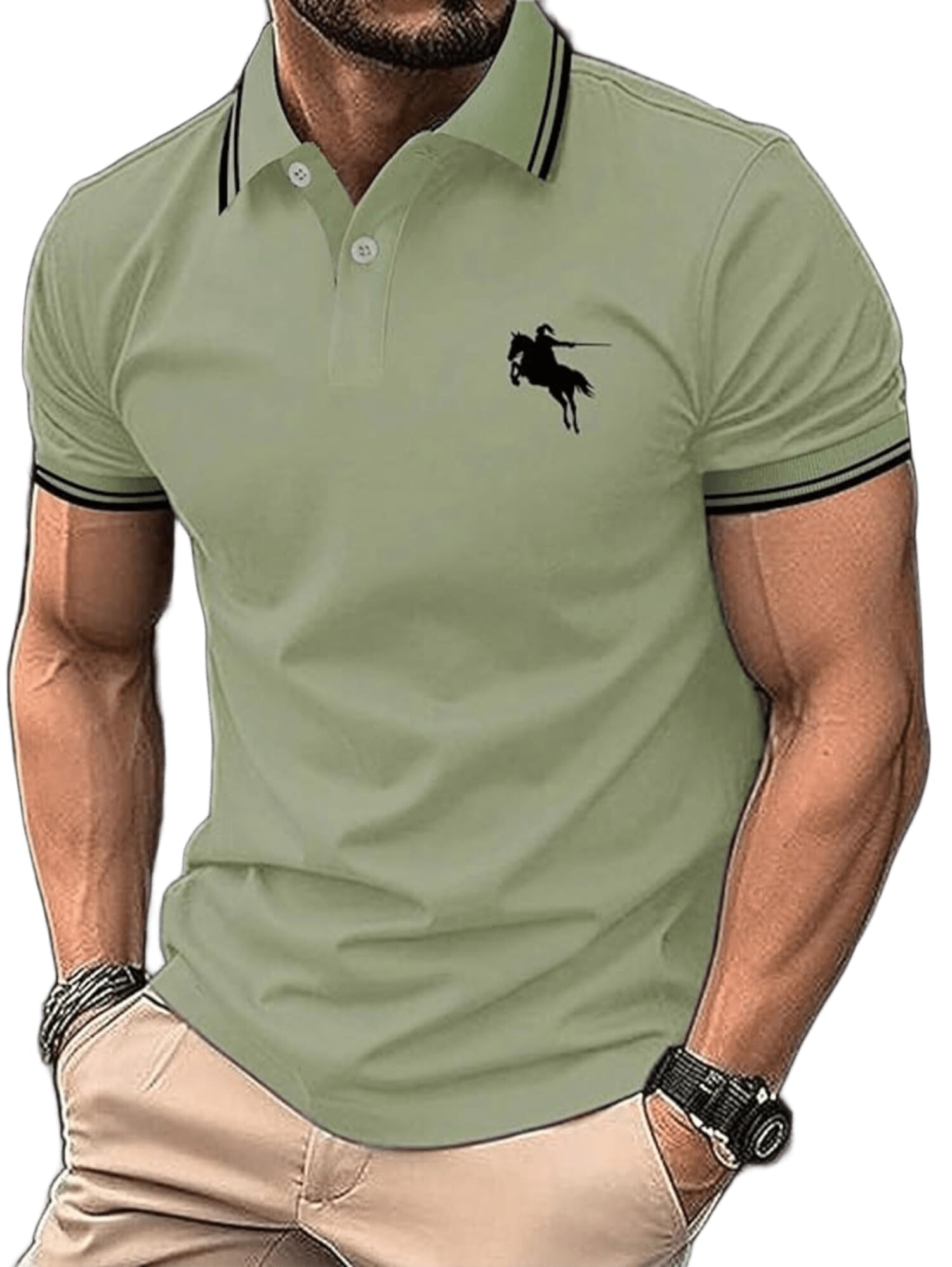 Lymio Men's Grey Polo T-Shirt