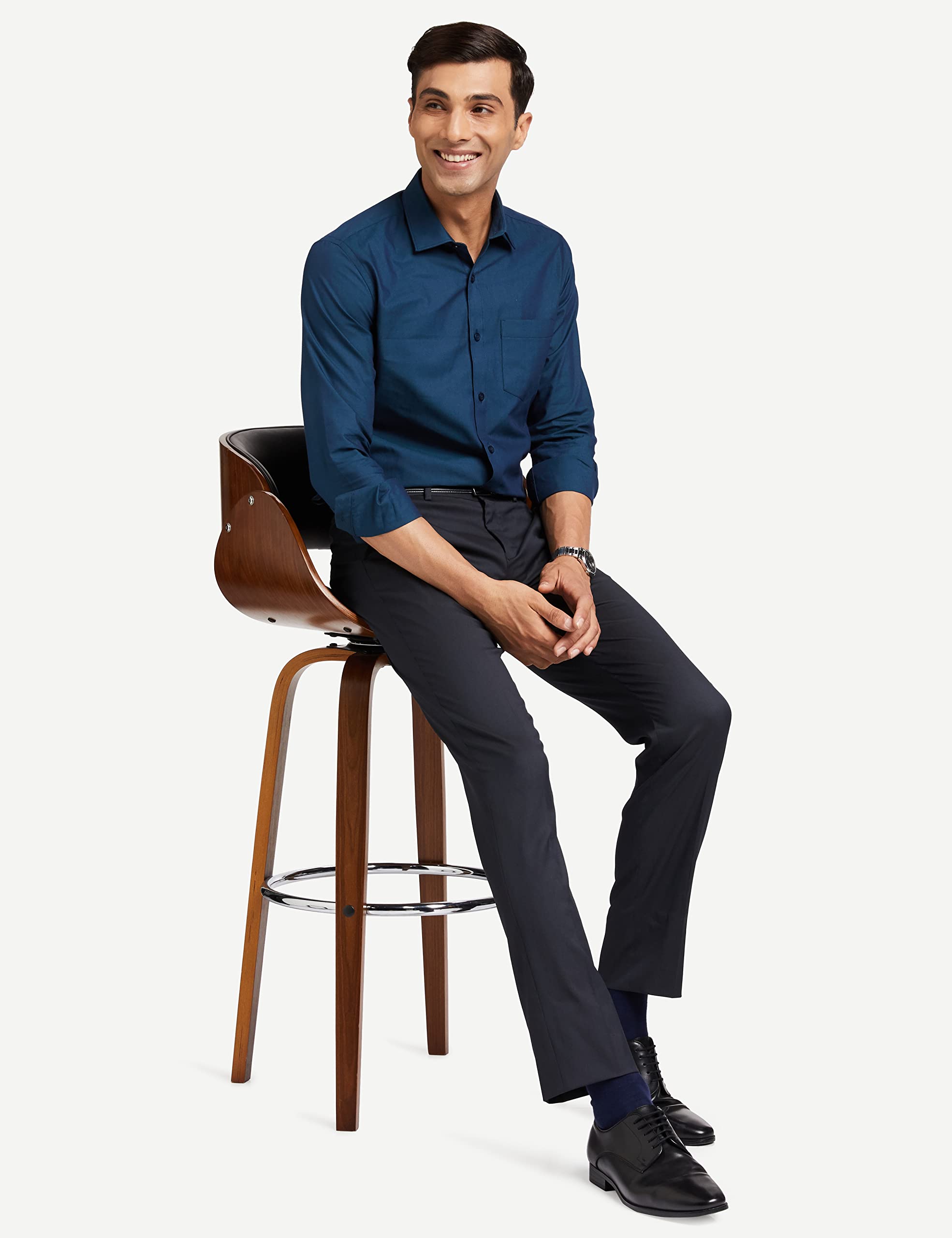 Amazon Men's Slim Dress Pants - Midnight Blue - Image 3