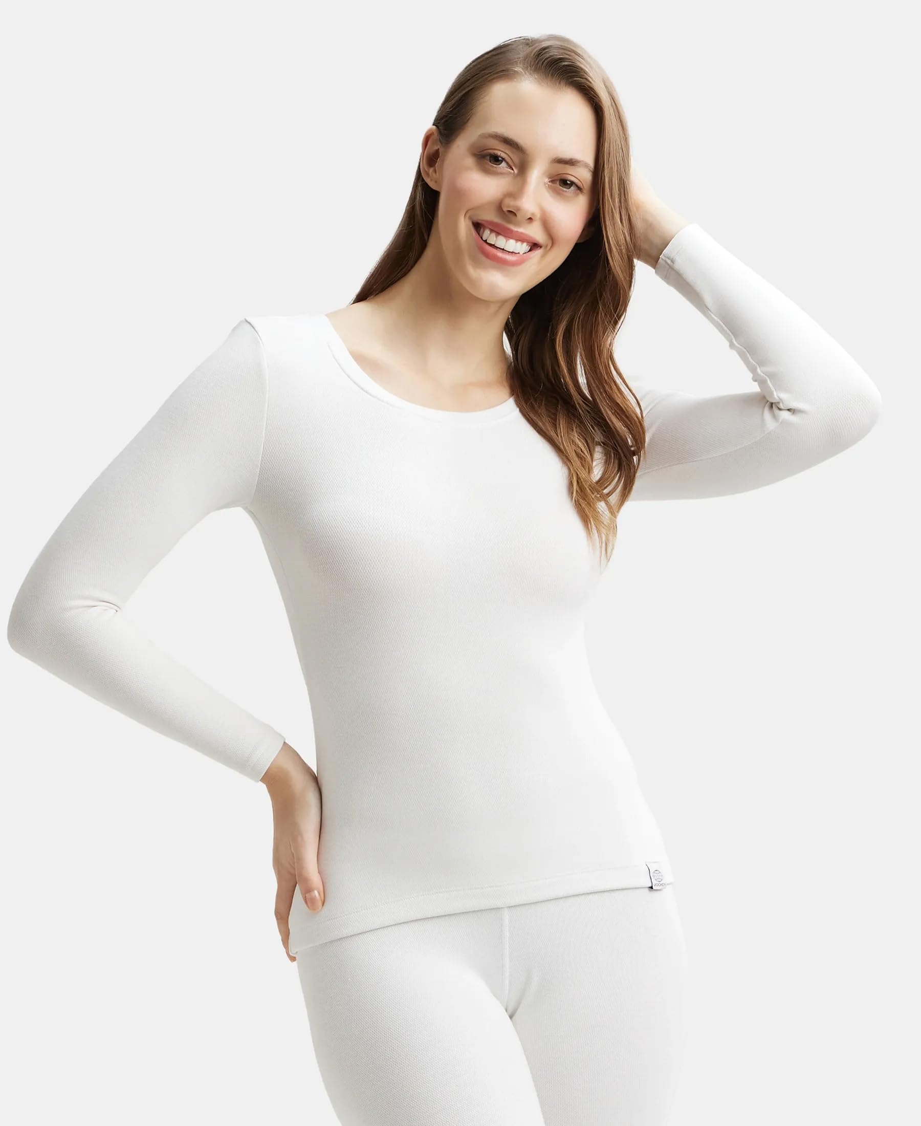 Jockey Women's Soft Touch Thermal Top - White - Image 5