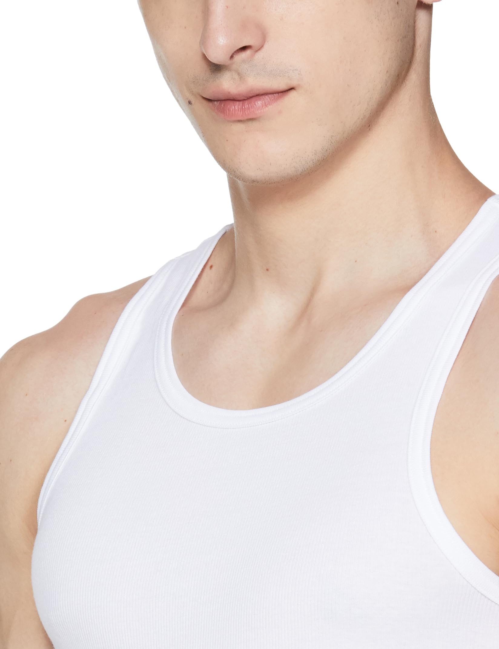 Jockey Men's Cotton Ribbed Vest - Image 5