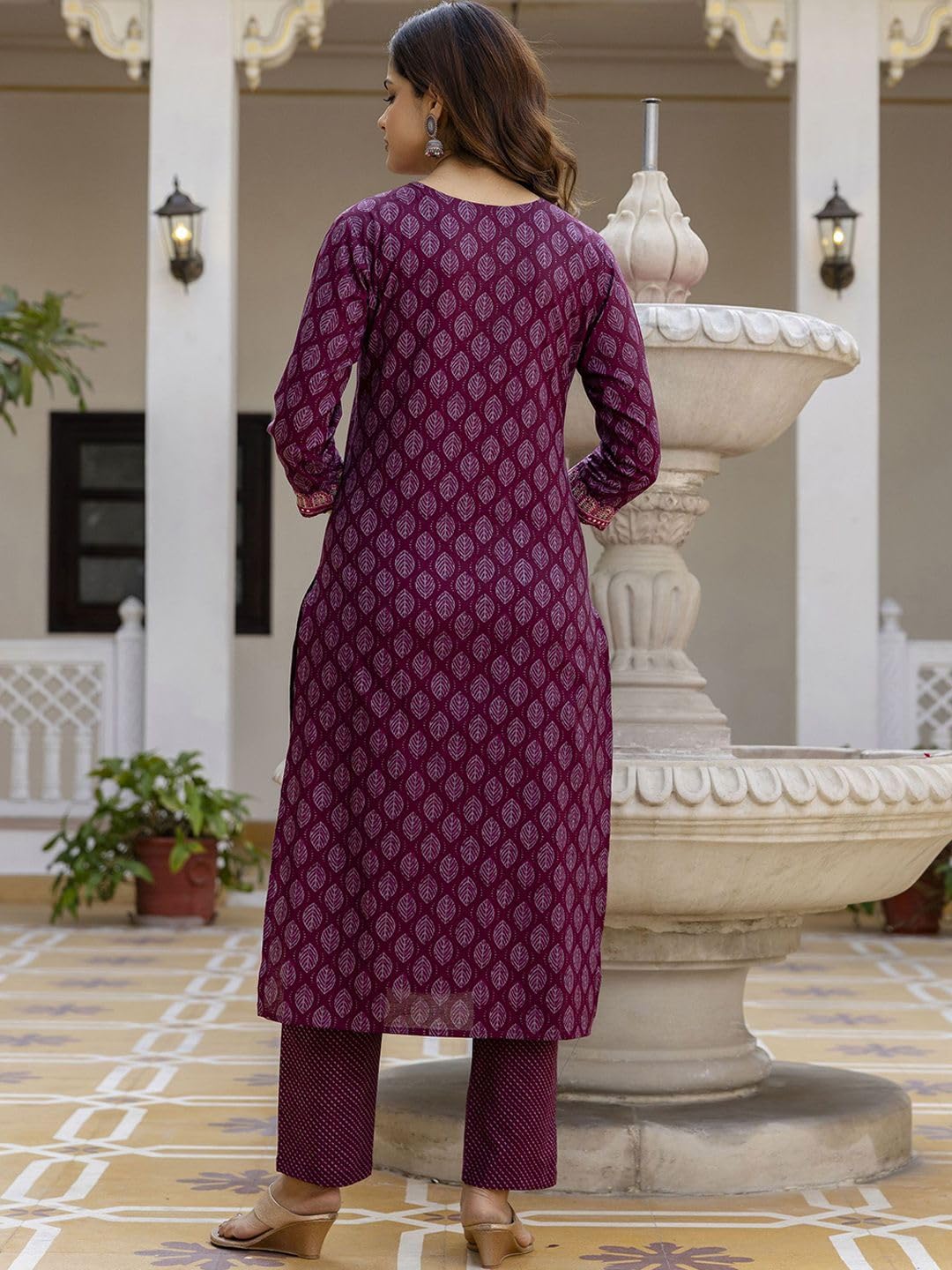 PARTHVI Women's Cotton Printed Kurta - Image 2