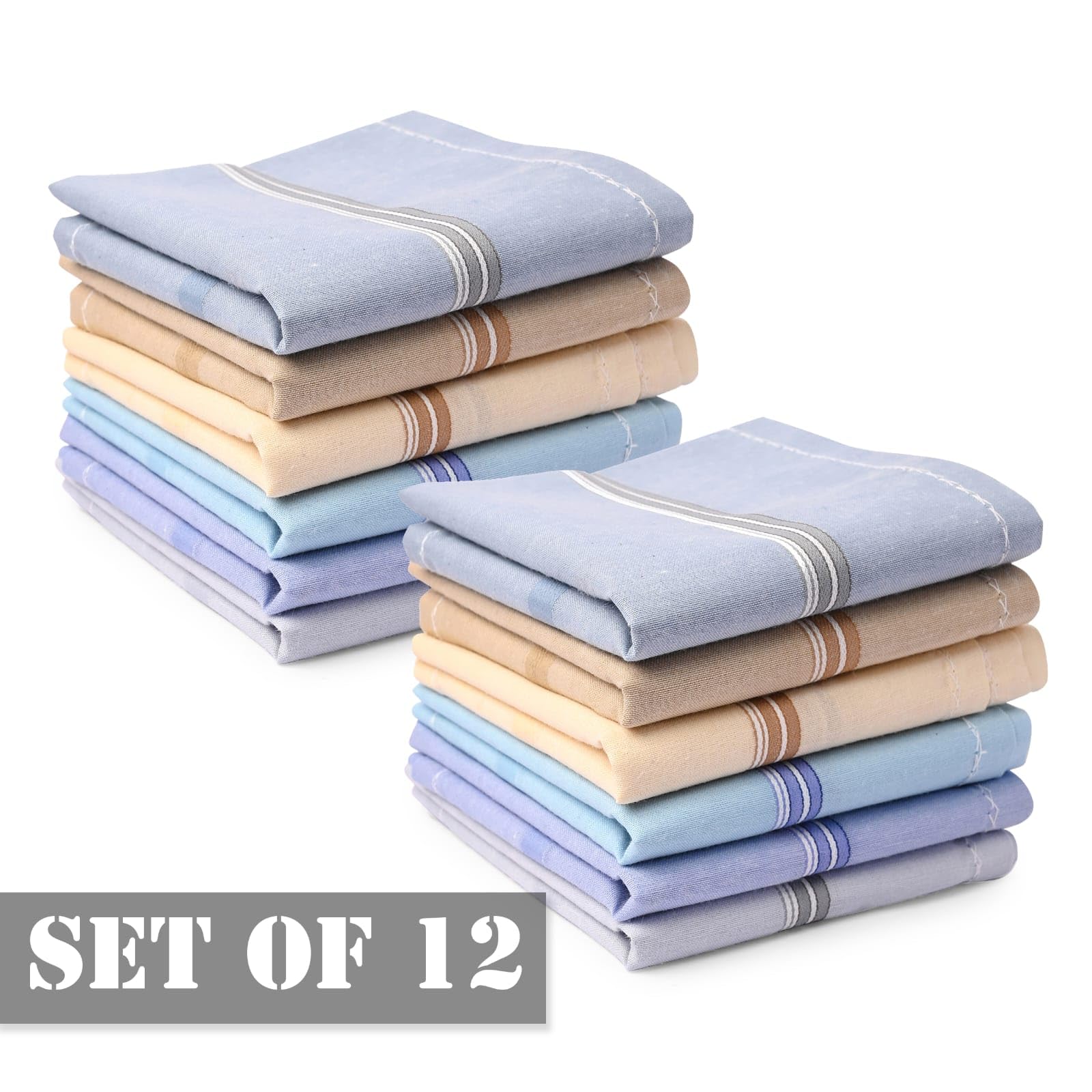 SPIN Cotton Handkerchiefs for Men - Multi Color - Image 2