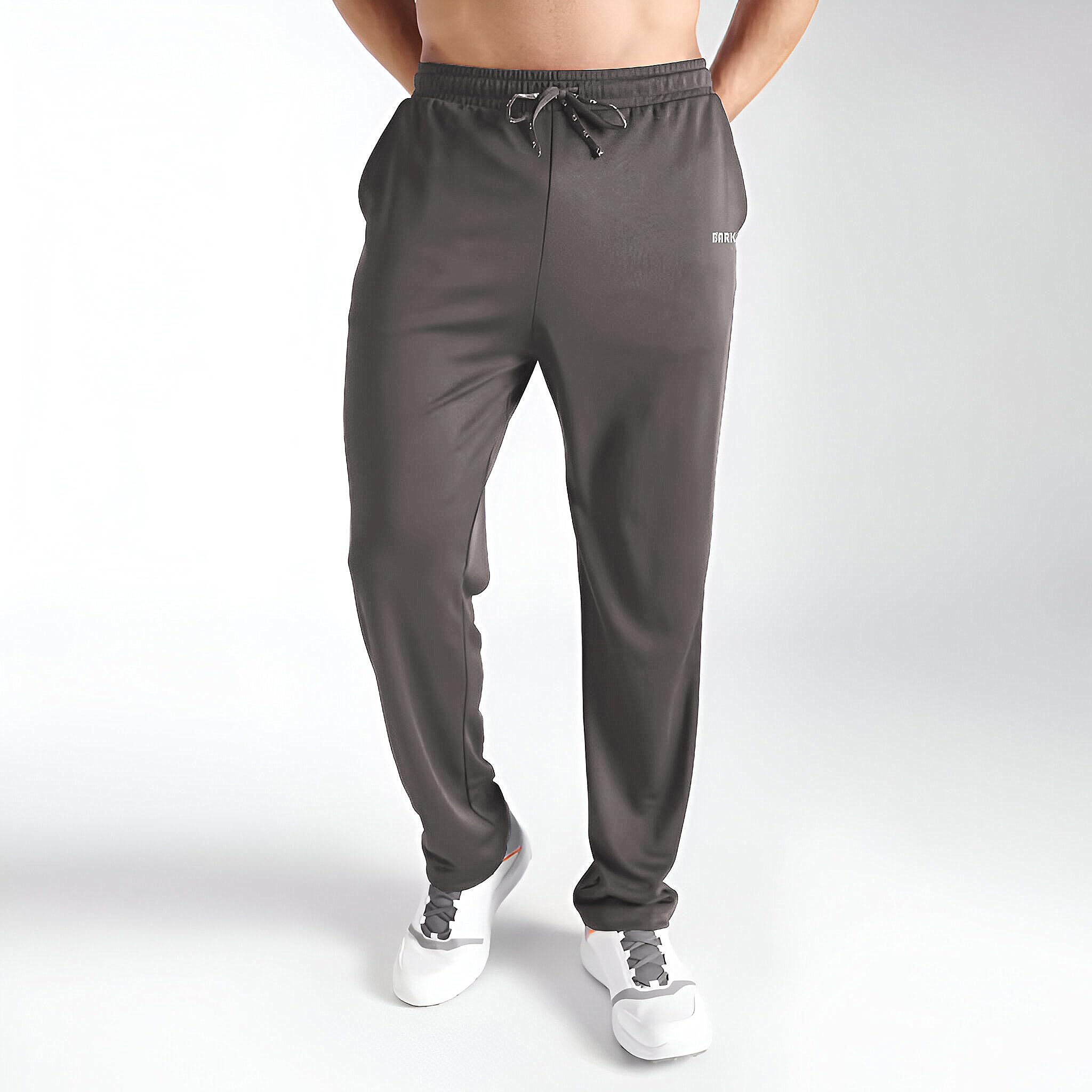 BARKEYO Grey Track Pants for Men - Image 2