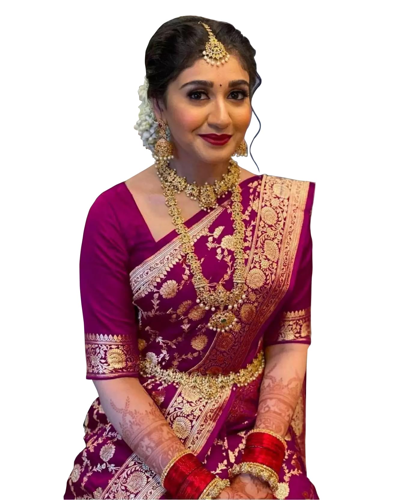 Banarasi Kanjivaram Silk Saree with Blouse Piece