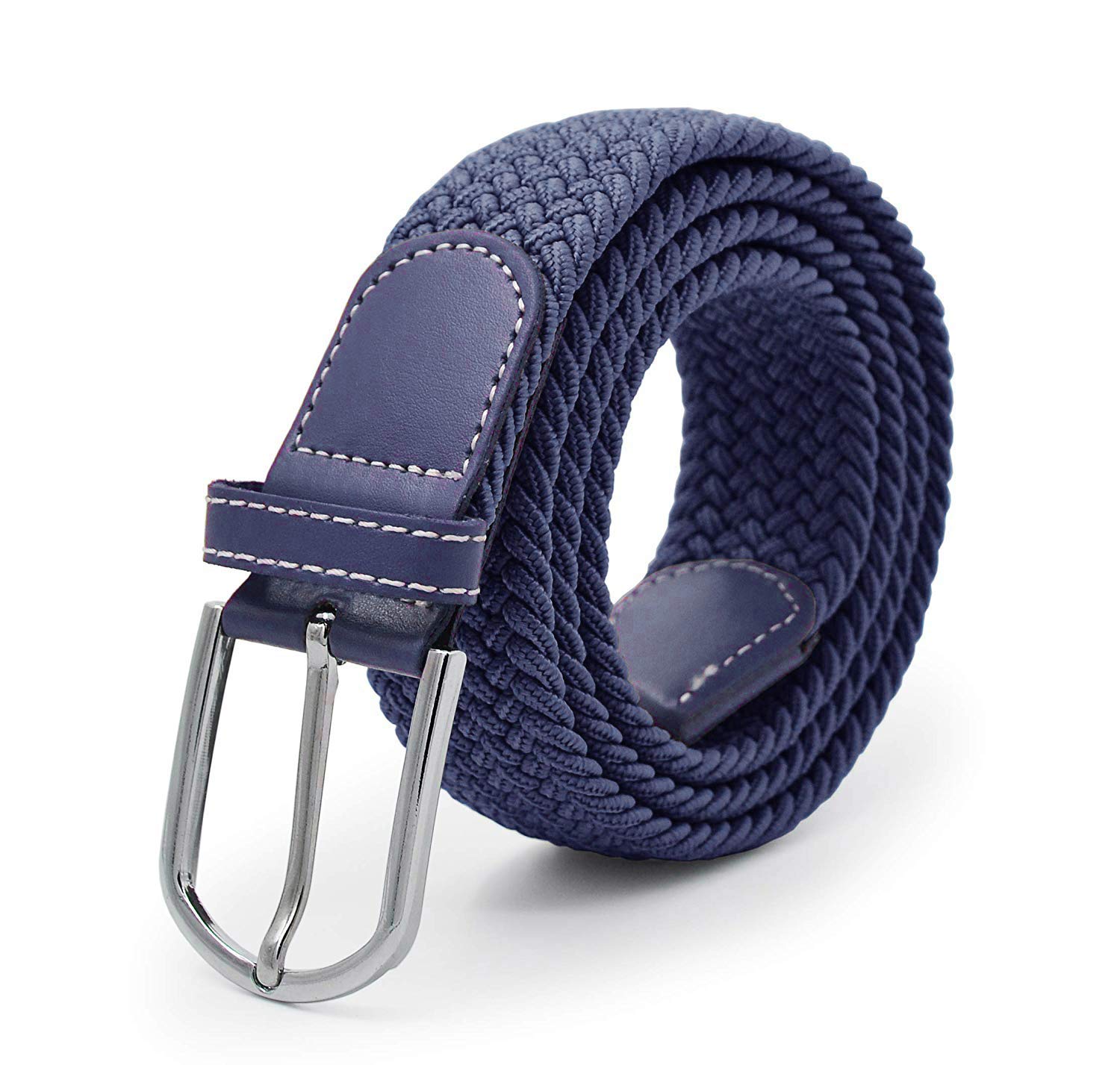 ZORO Stretchable Braided Belt for Men & Women - Blue
