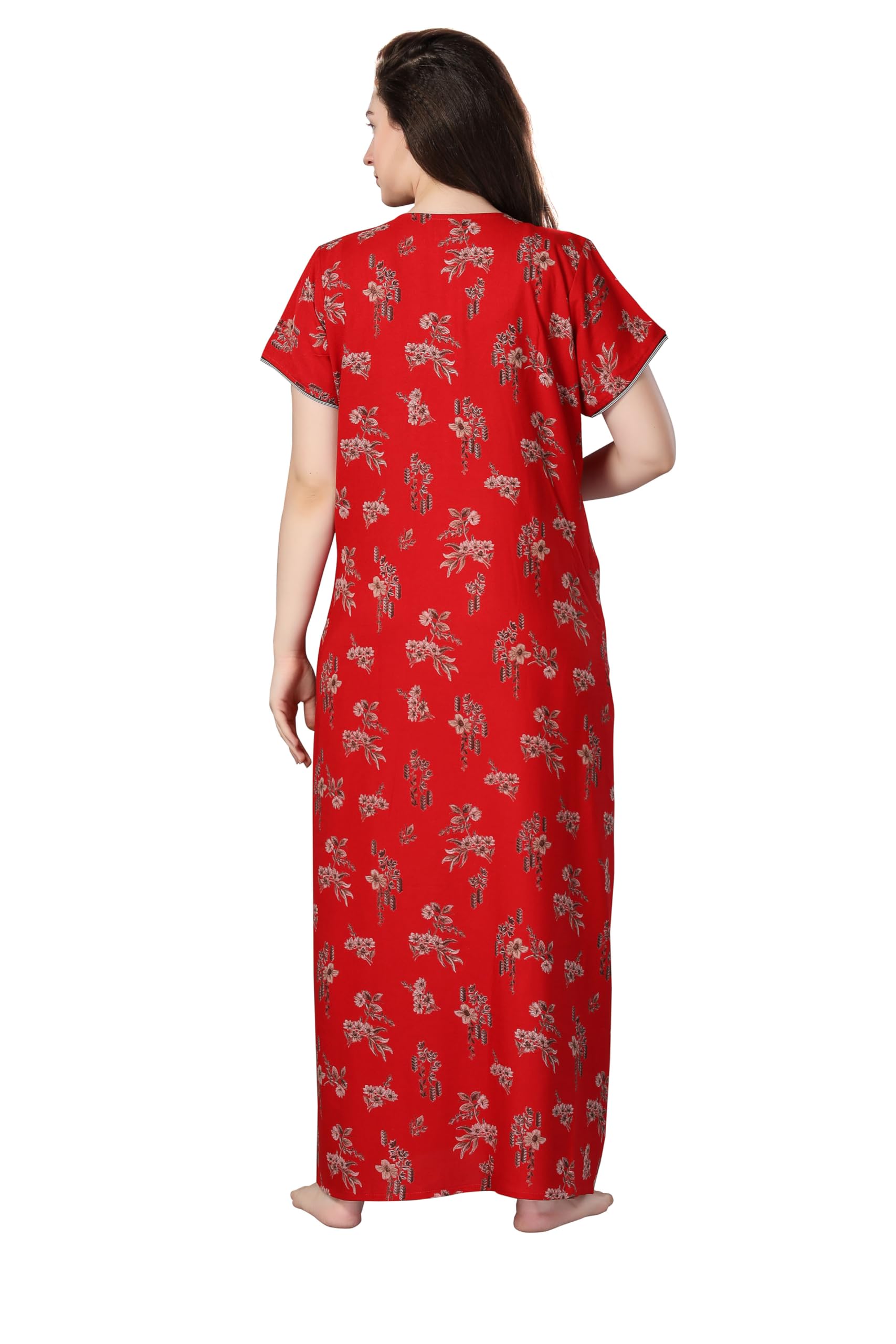 Soulemo Women's Printed Nighty - Red - Image 4