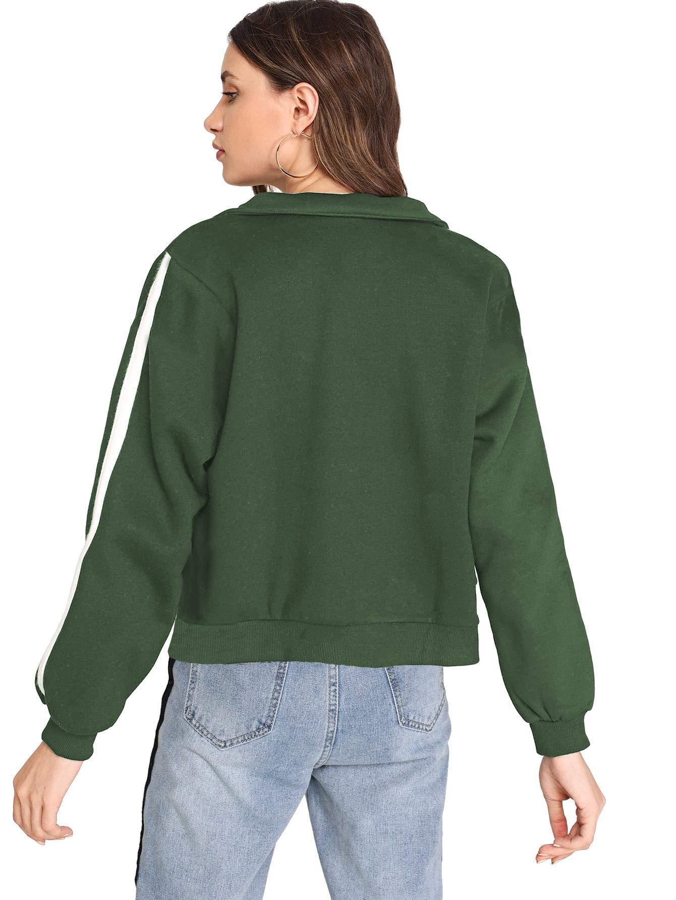 Fabricorn Women's Cotton Collar Neck Sweatshirt - Image 4