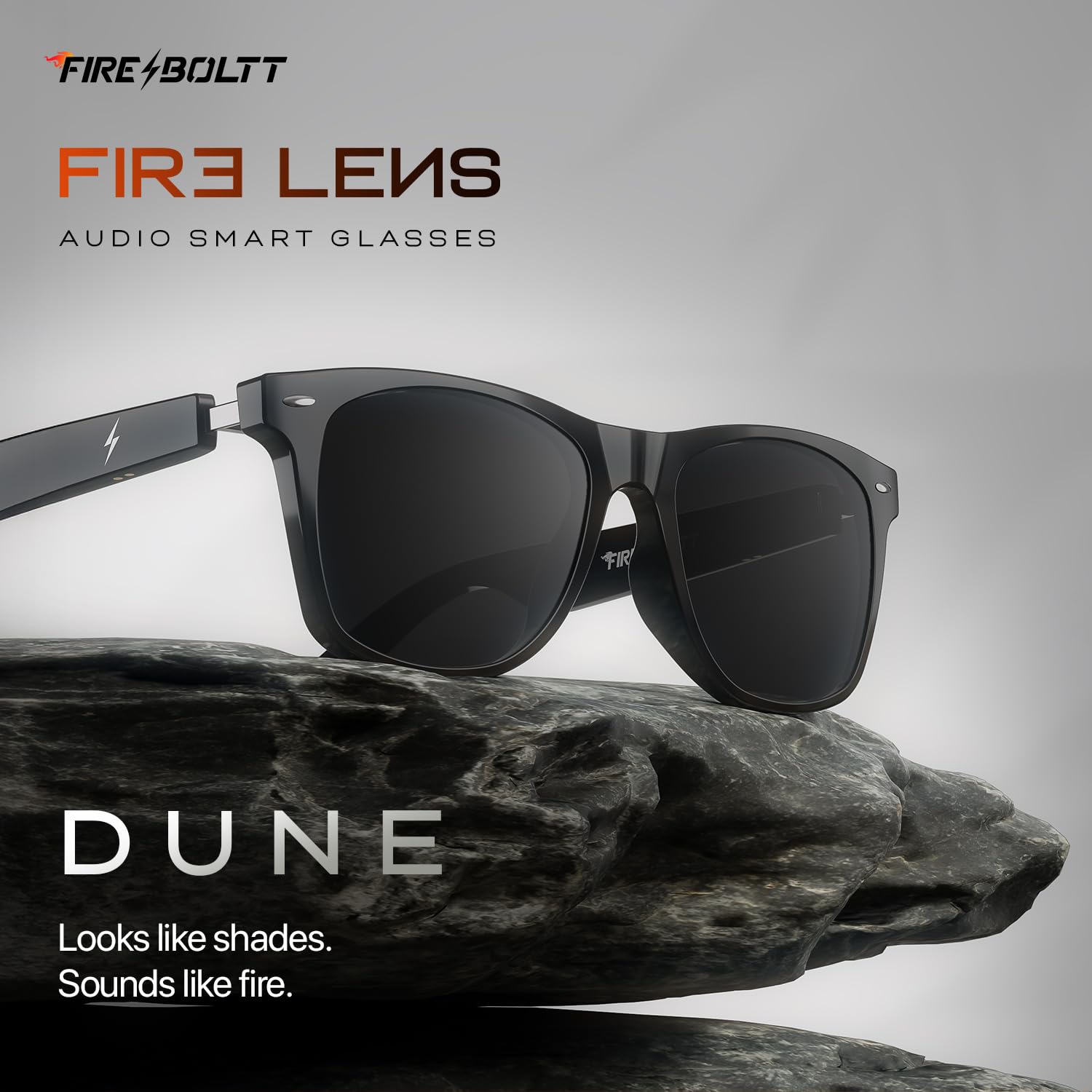 Fire-Boltt Fire-Lens Dune Smart Glasses - Bluetooth Calling - Image 2