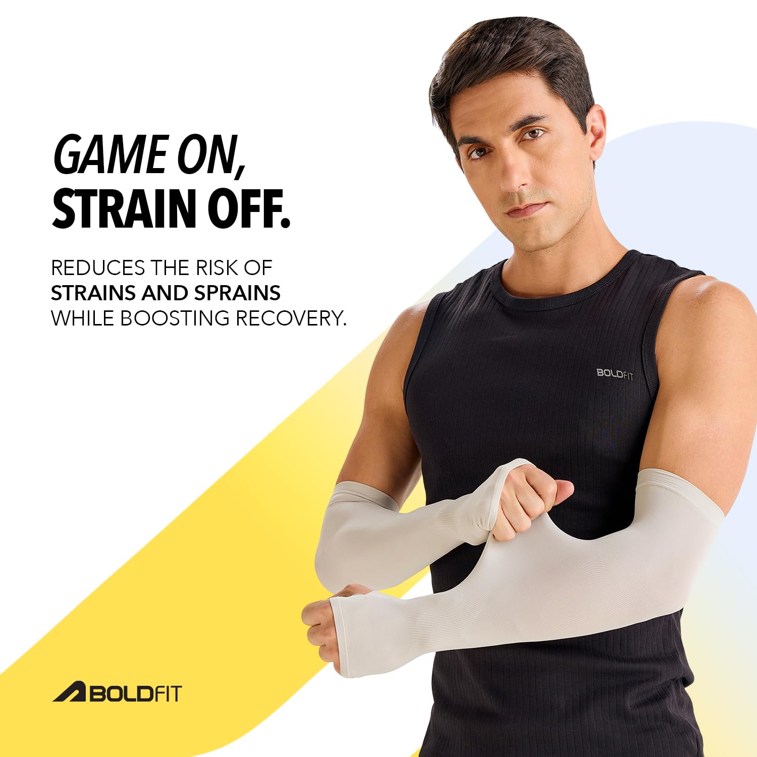 Boldfit Arm Sleeves UV Protection for Men & Women - Image 3