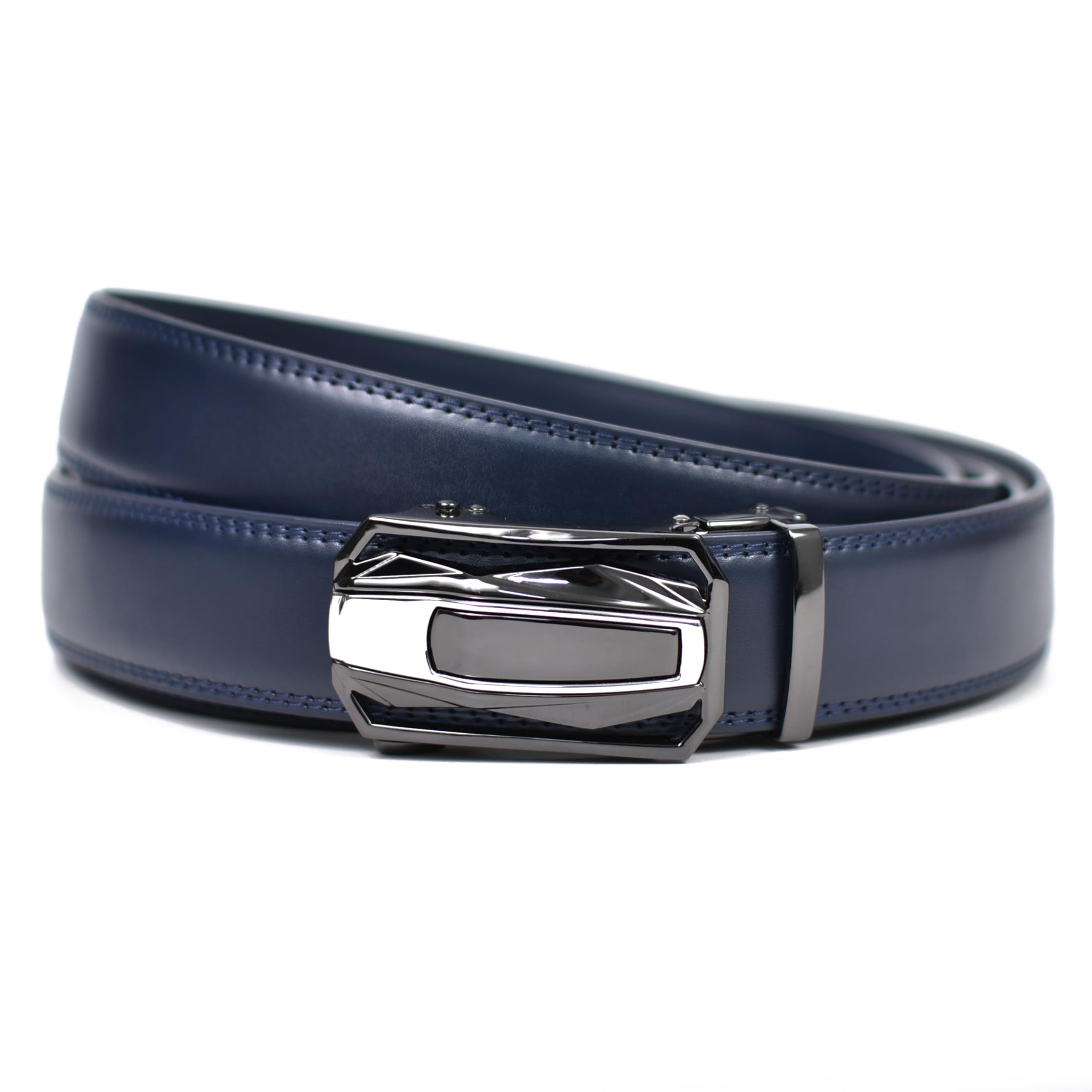 WildHorn Men's Genuine Leather Belt - Midnight Navy - Image 2