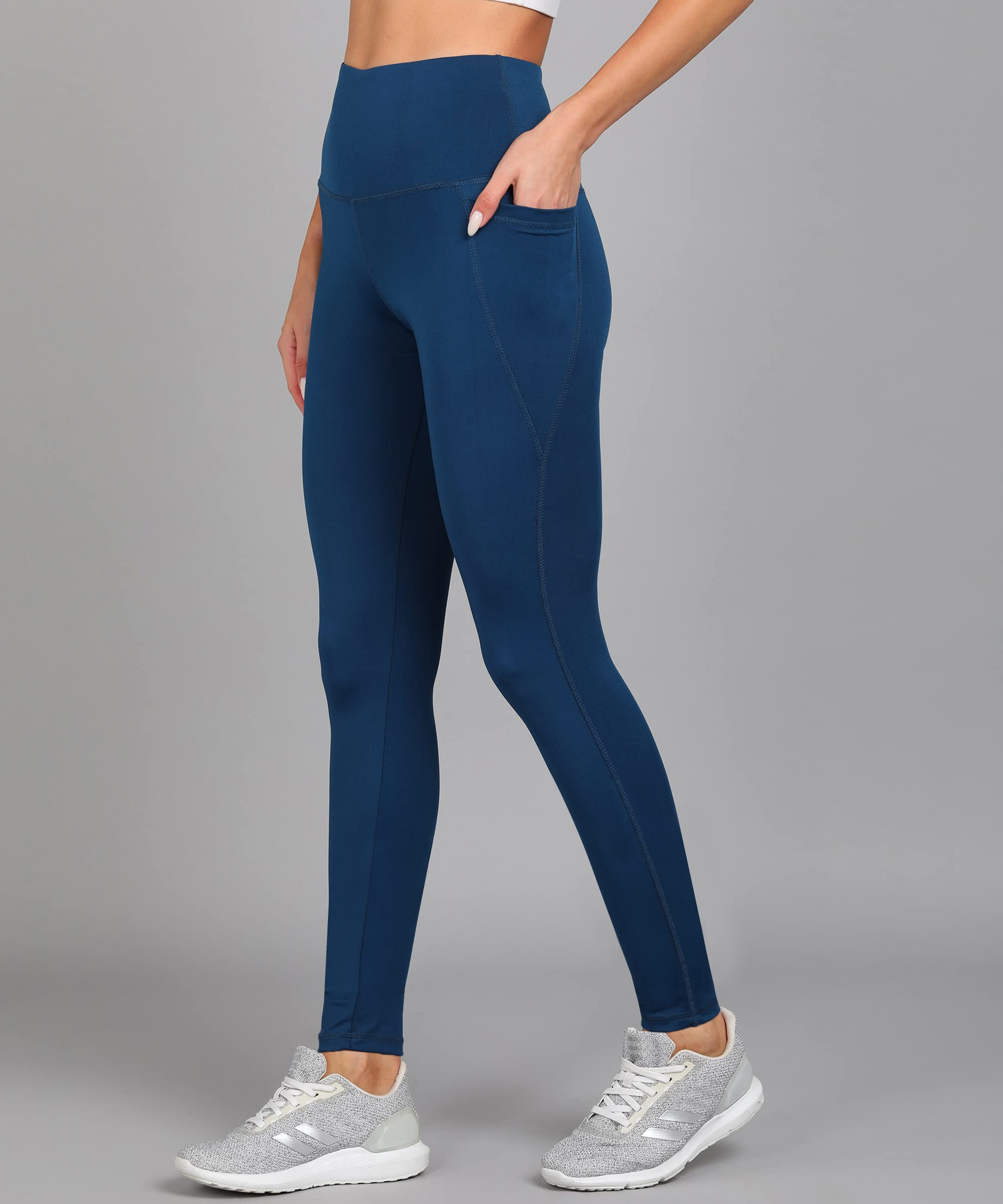 Rock Paper Scissors High Waist Leggings with Pockets - Image 2