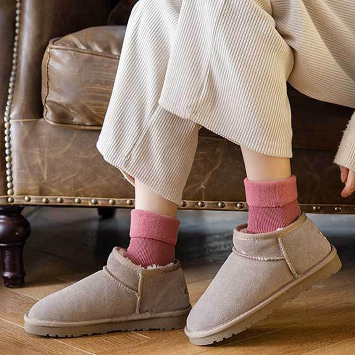 KETKAR Women Thermal Fleece Lined Velvet - Image 3