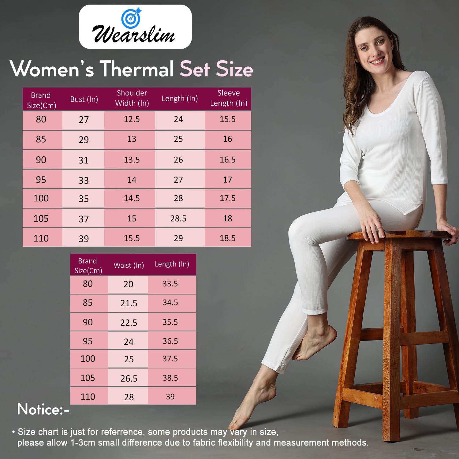Wearslim Women's Cotton Quilted Thermal Underwear - Image 5
