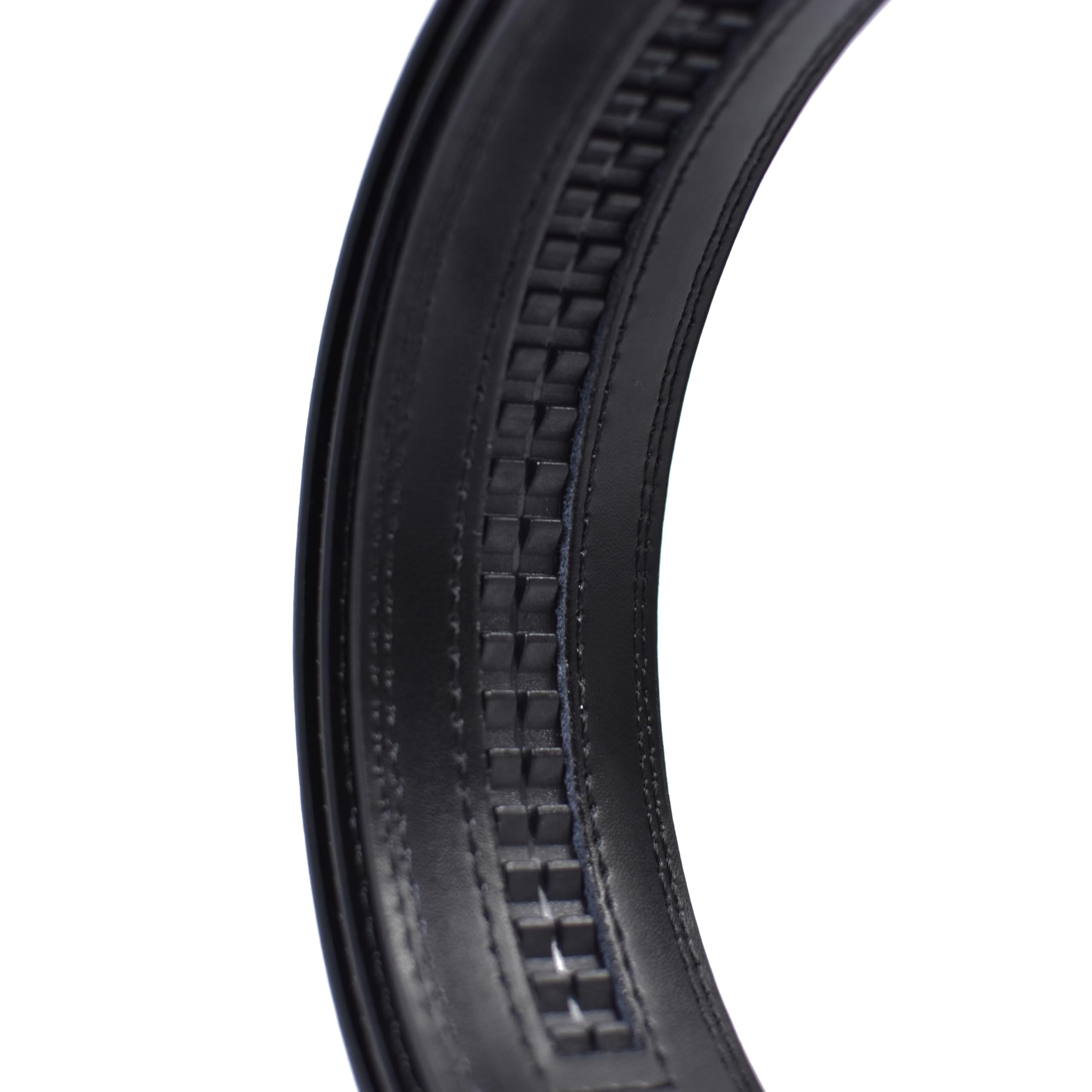 WildHorn Men's Leather Belt - Jet Black - Image 3