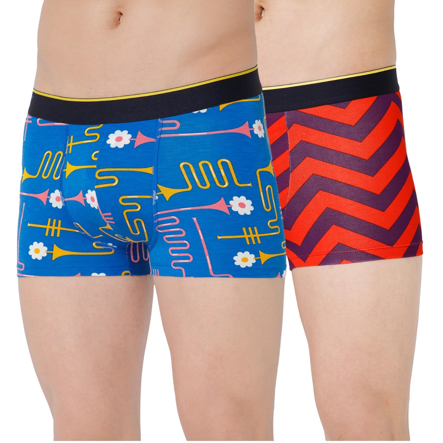 Bummer Printed Micro Modal Trunks for Men