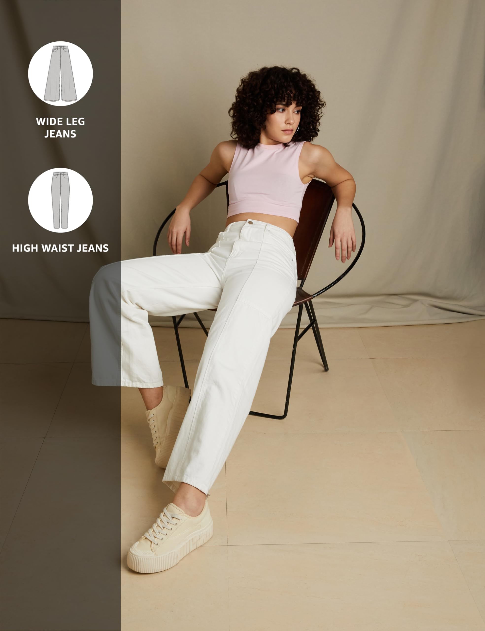 Symbol Women's High-Rise Baggy Jeans - Image 3