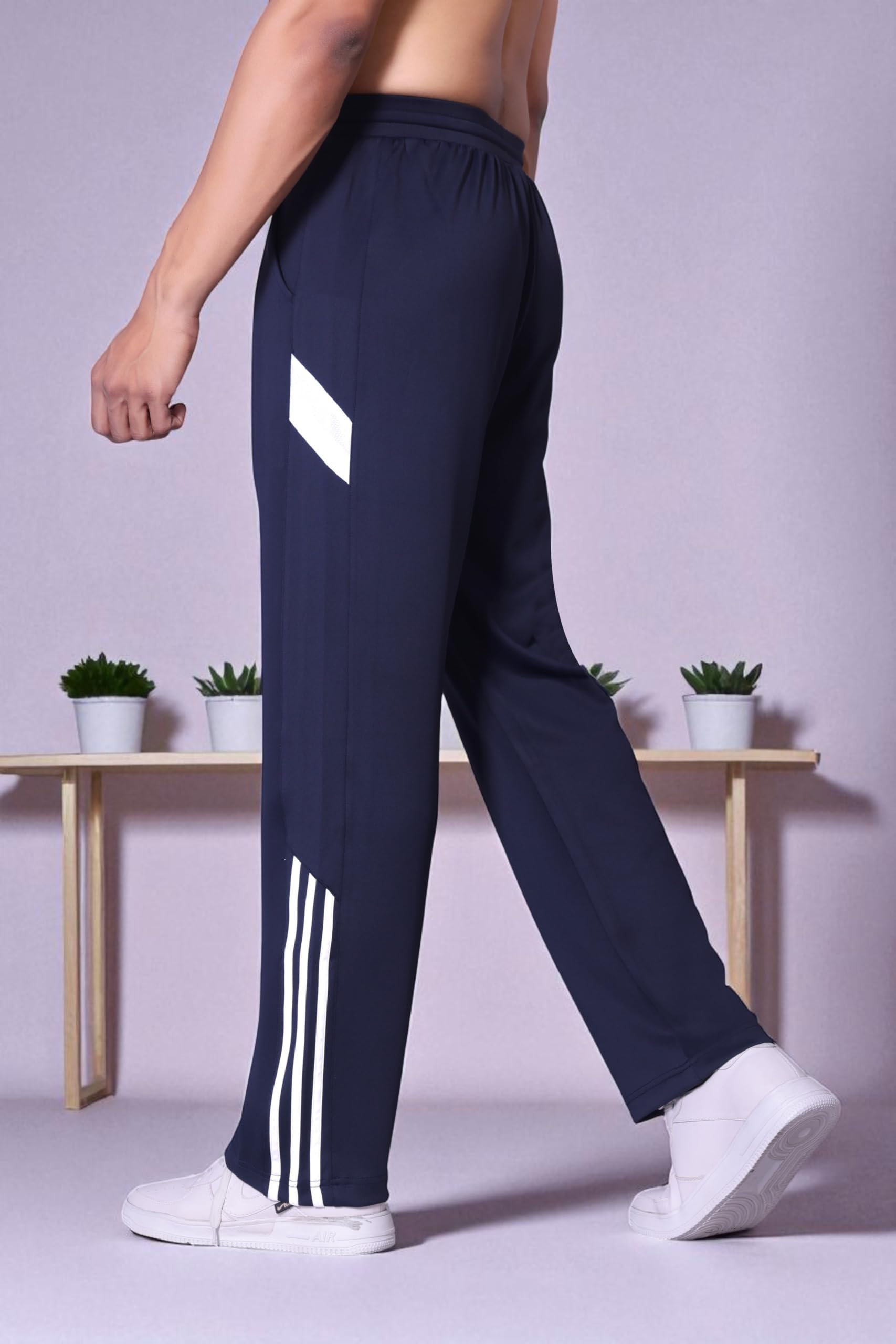Flapfit Track Pants for Men - Navy Blue - Image 2
