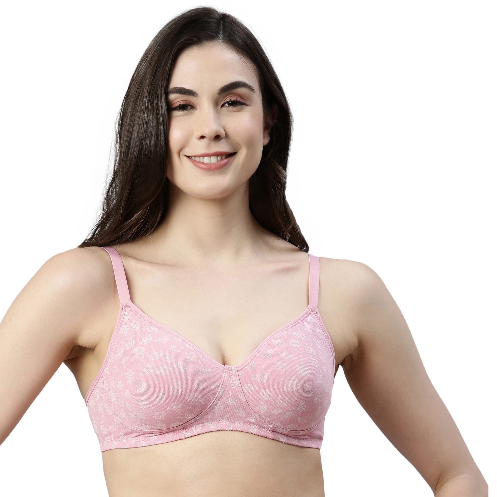 Enamor Women's Padded Wire Free Bra