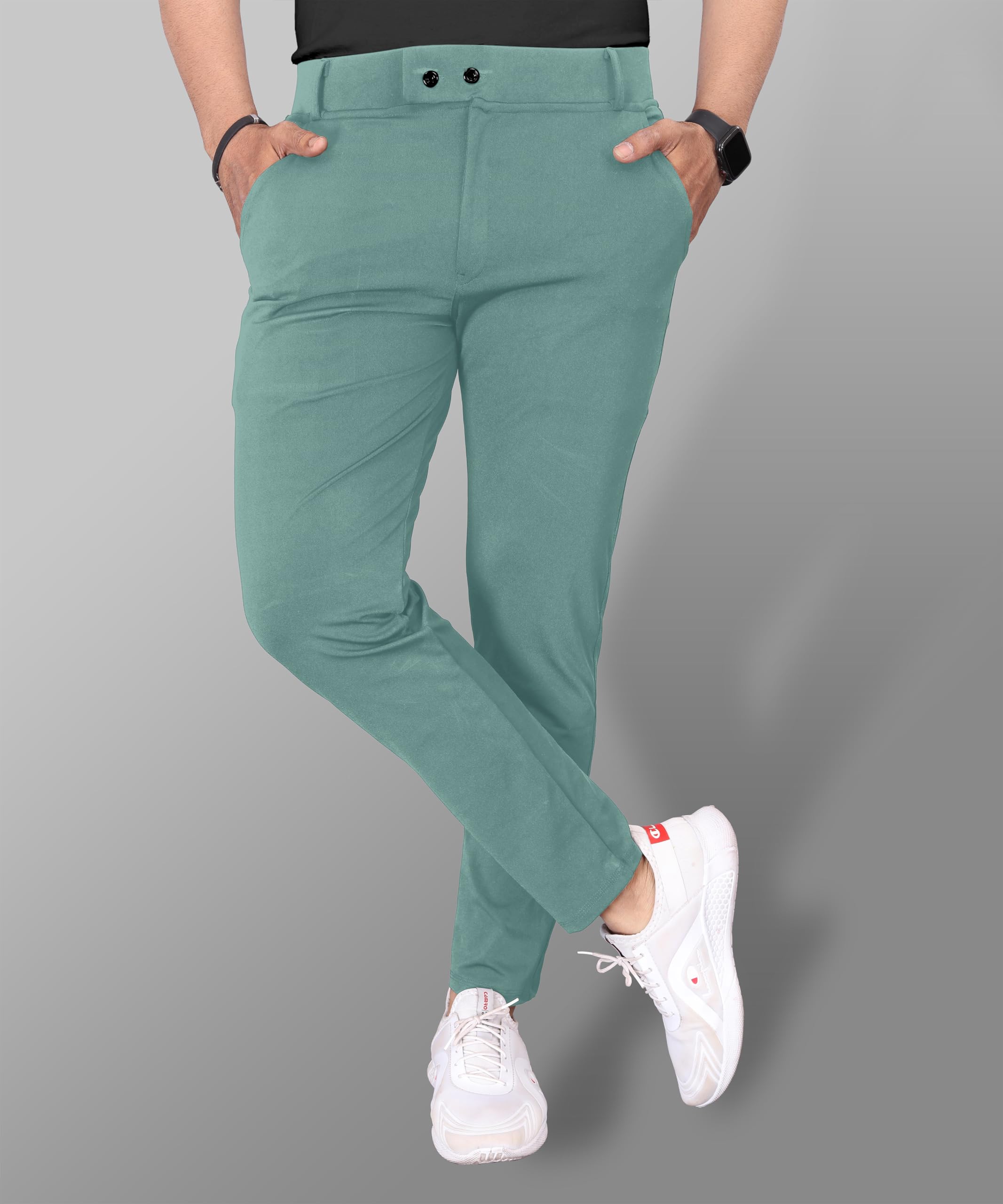 Mehrang English Green Formal Trousers for Men - Image 5