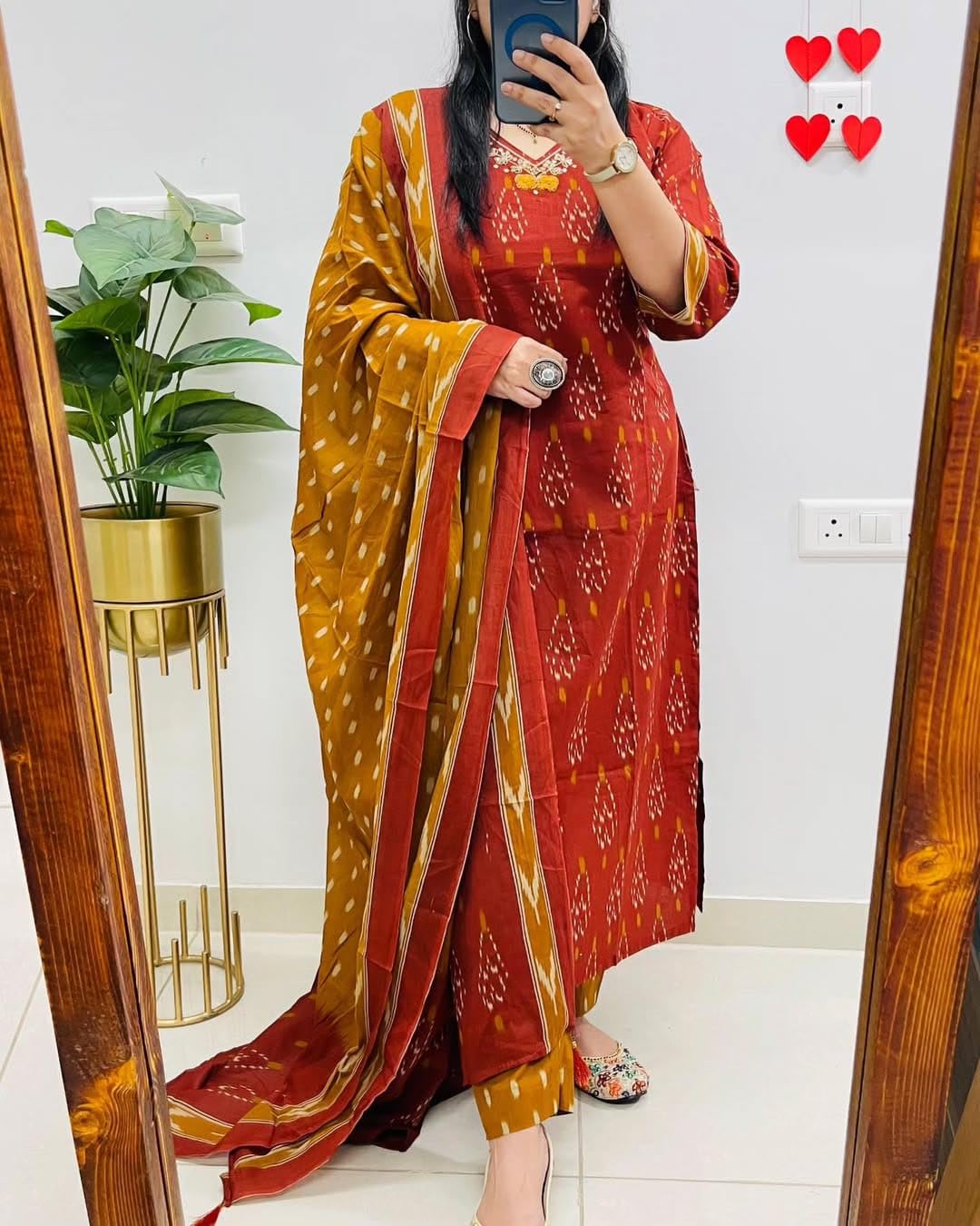 krisjan Women's Cotton Printed Kurta Set - Image 3