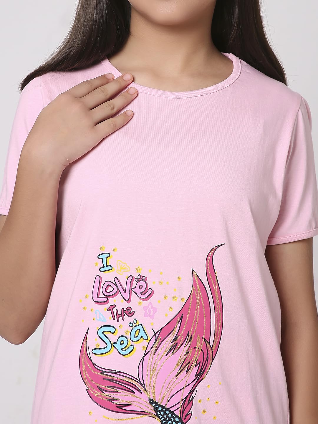 TotzTouch Mermaid Nightwear for Girls - Soft Cotton - Image 3