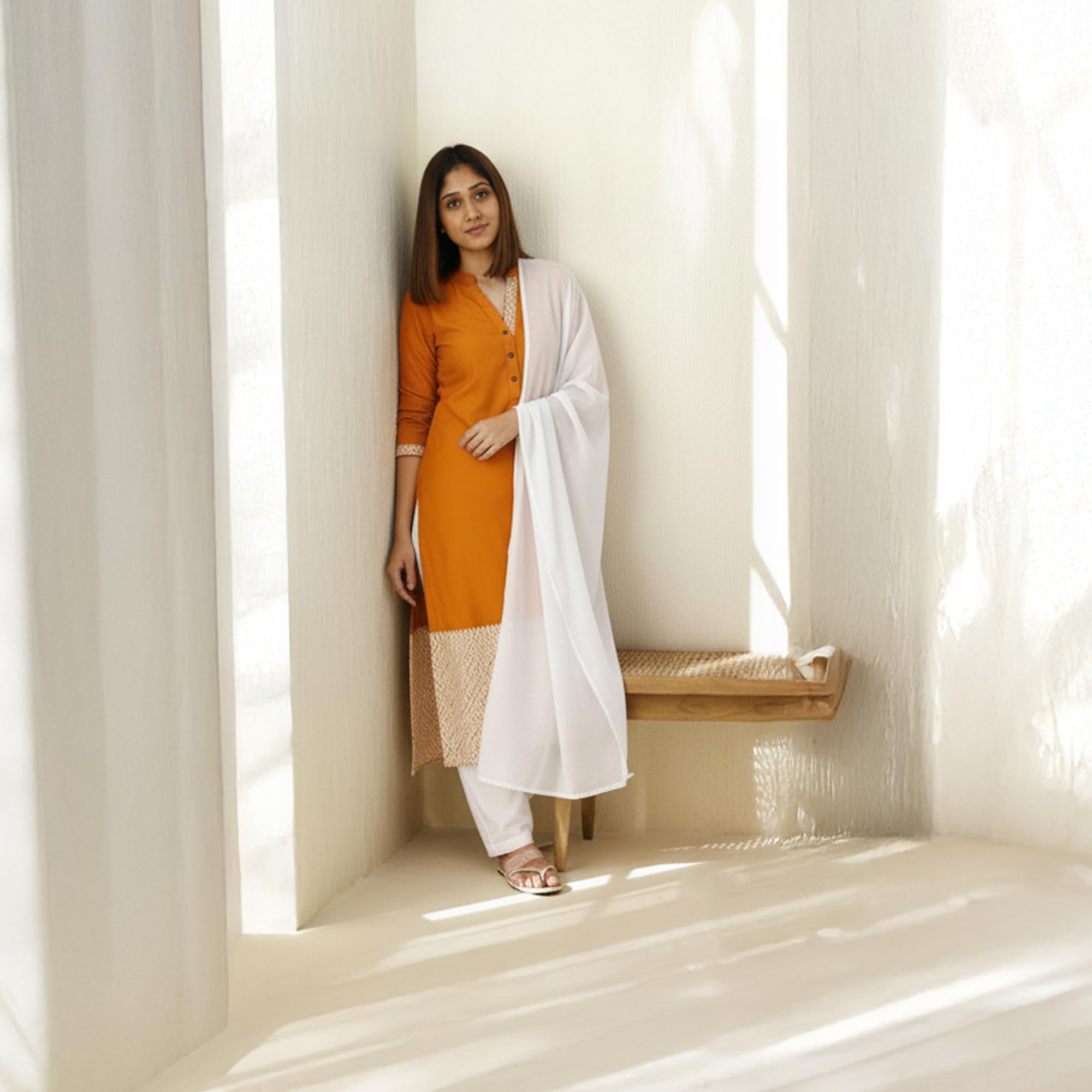 Happy Bunny Pure Cotton Dupatta for Women - Image 5