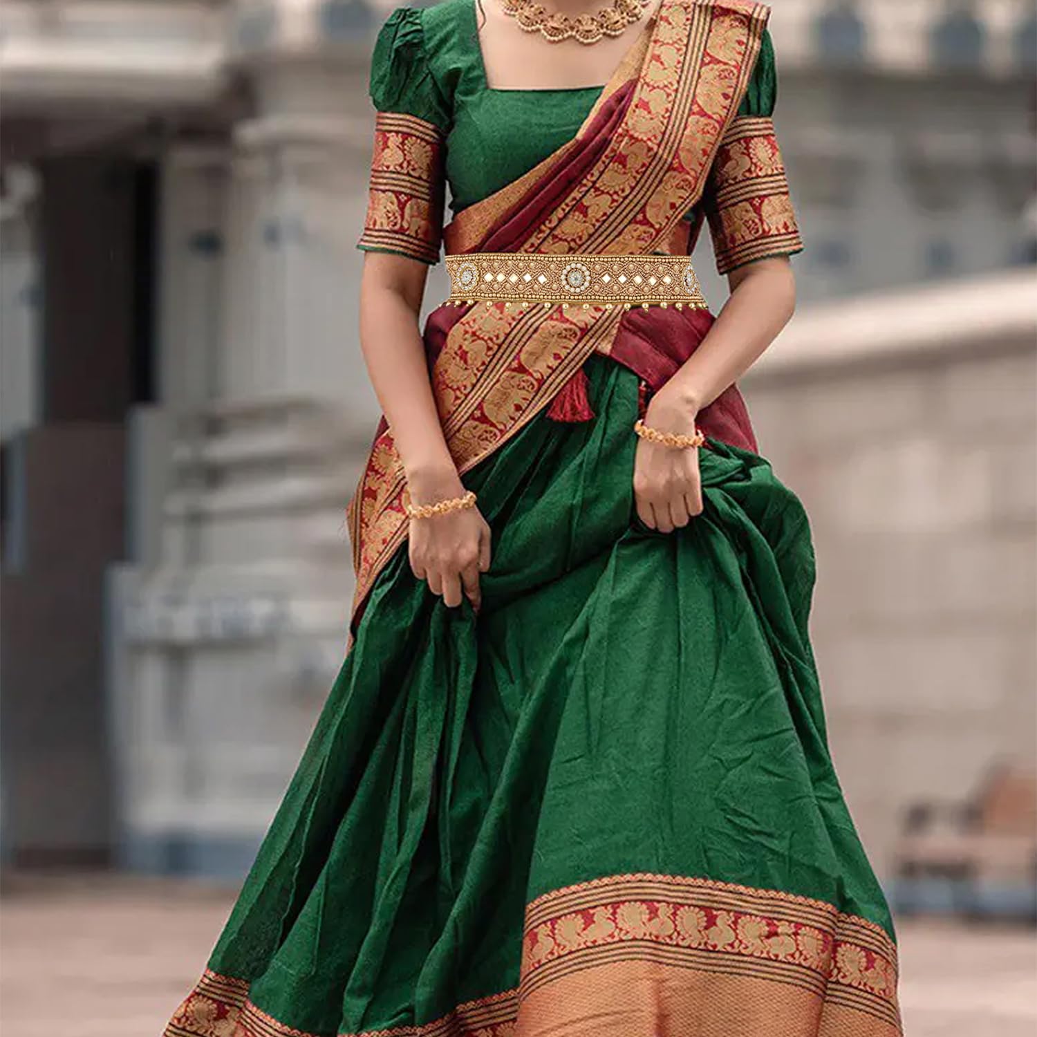 VAMA Fashions Embroidery Cloth Kamarband Belt for Women - Image 5