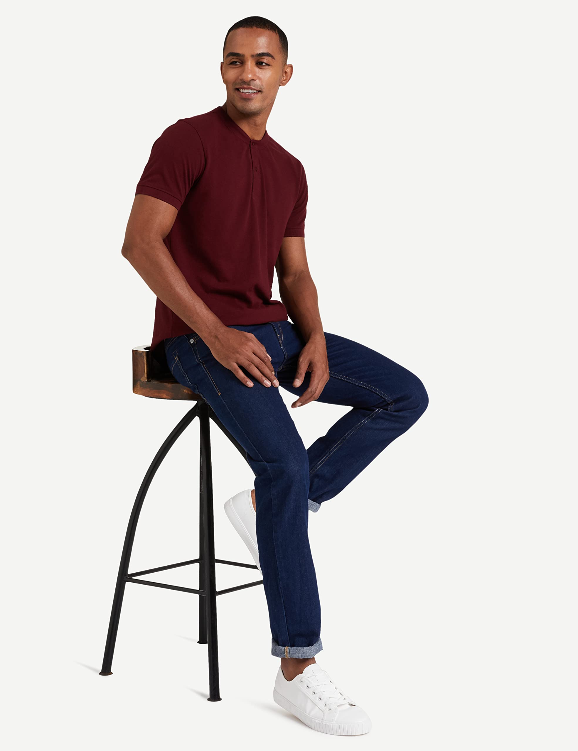 Amazon Men Cotton Rich Polo T Shirt - Image 3