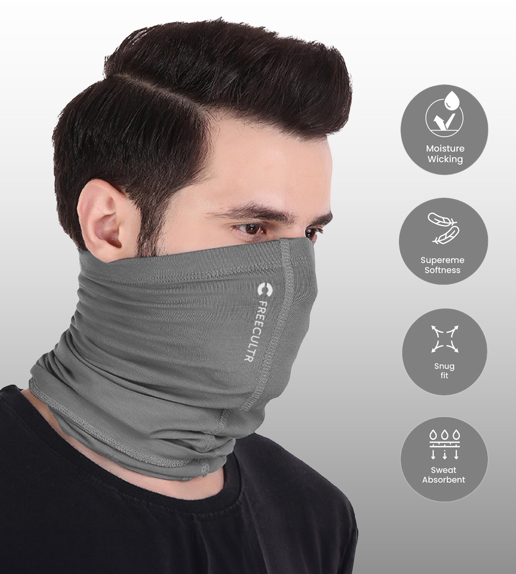 Freecultr Unisex Bamboo Bandana - Image 3