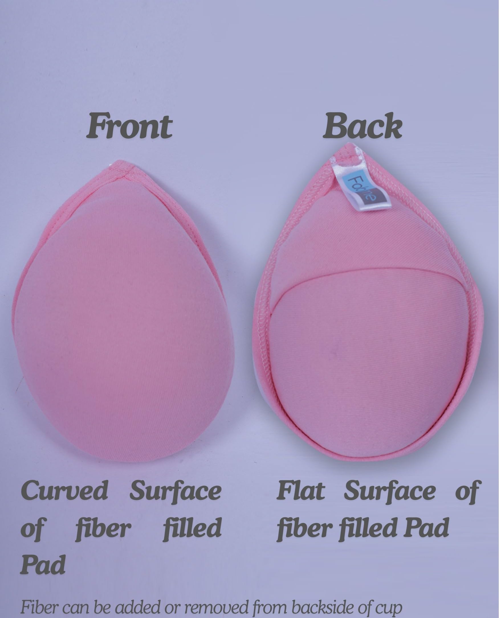 Fabme Mastectomy Bra with Micro Fiber Pad - Pink - Image 4